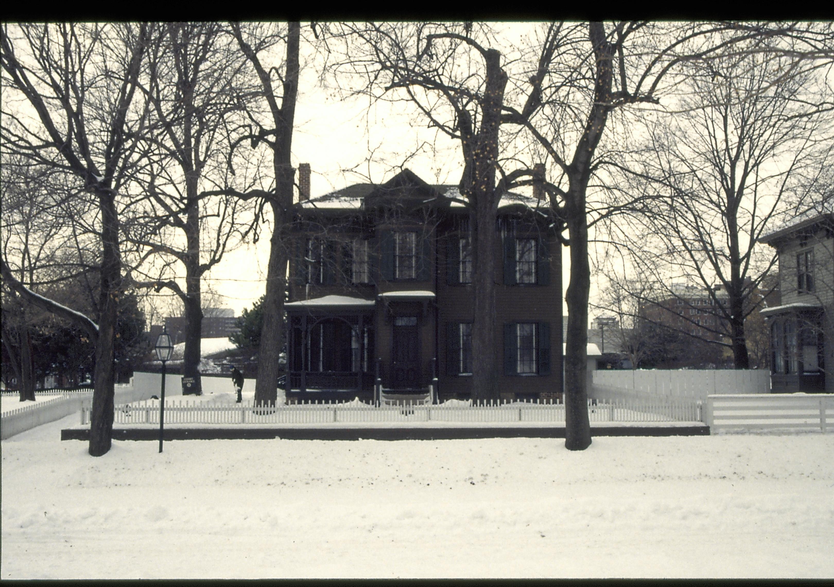 Dean House Lincoln Home NHS- Dean House Dean House, snow
