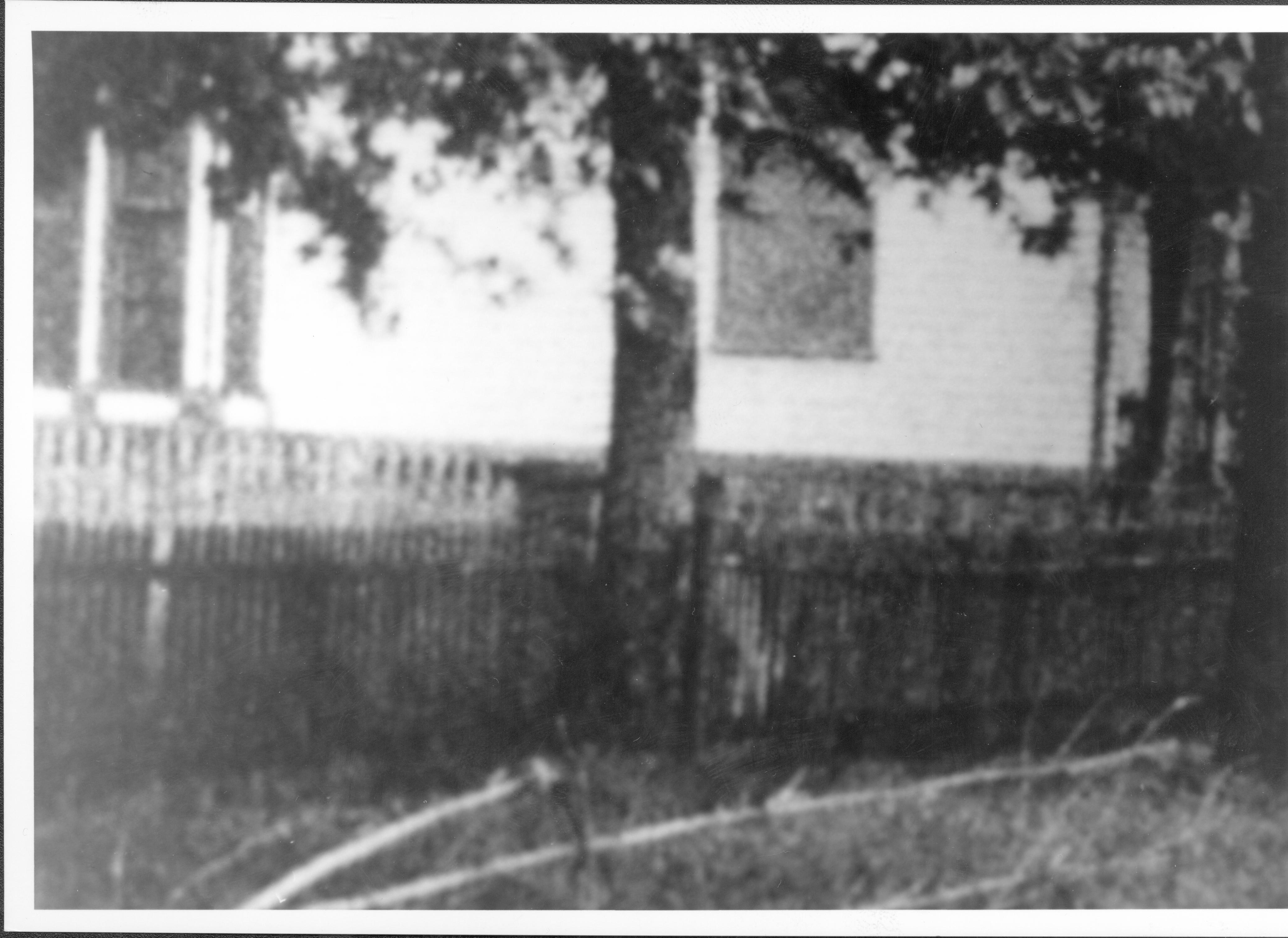 Dubois House Lincoln Home NHS- Dubois House Dubois House, fence, tree