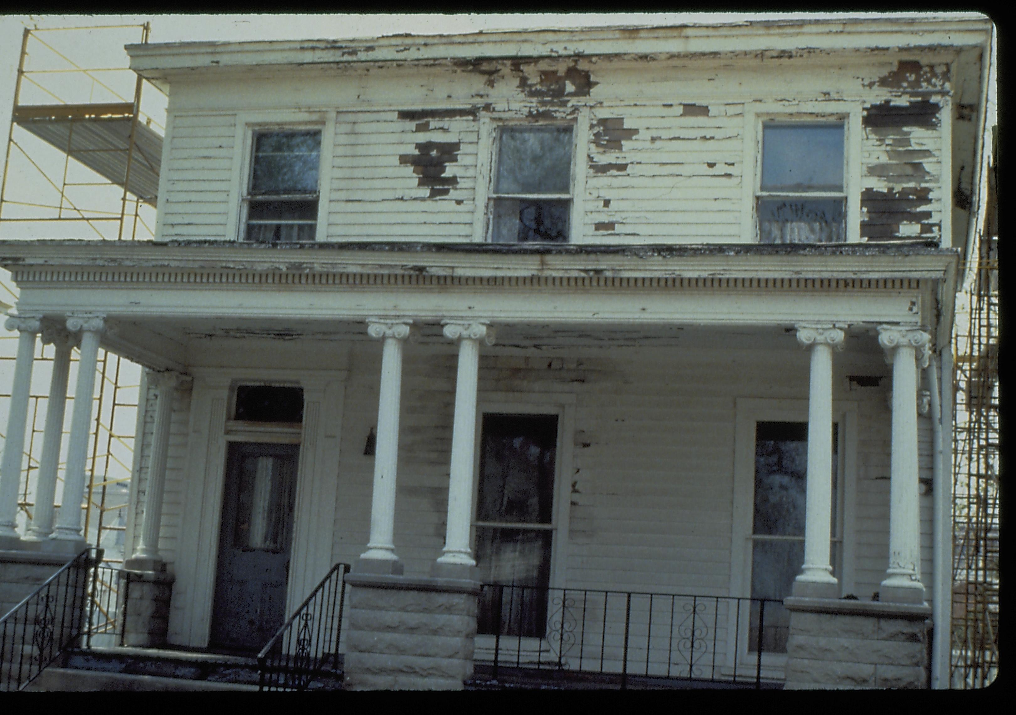 Dubois House, before painting Lincoln Home NHS- Dubois House, Repro M.F., 61 Dubois House, pre-painting