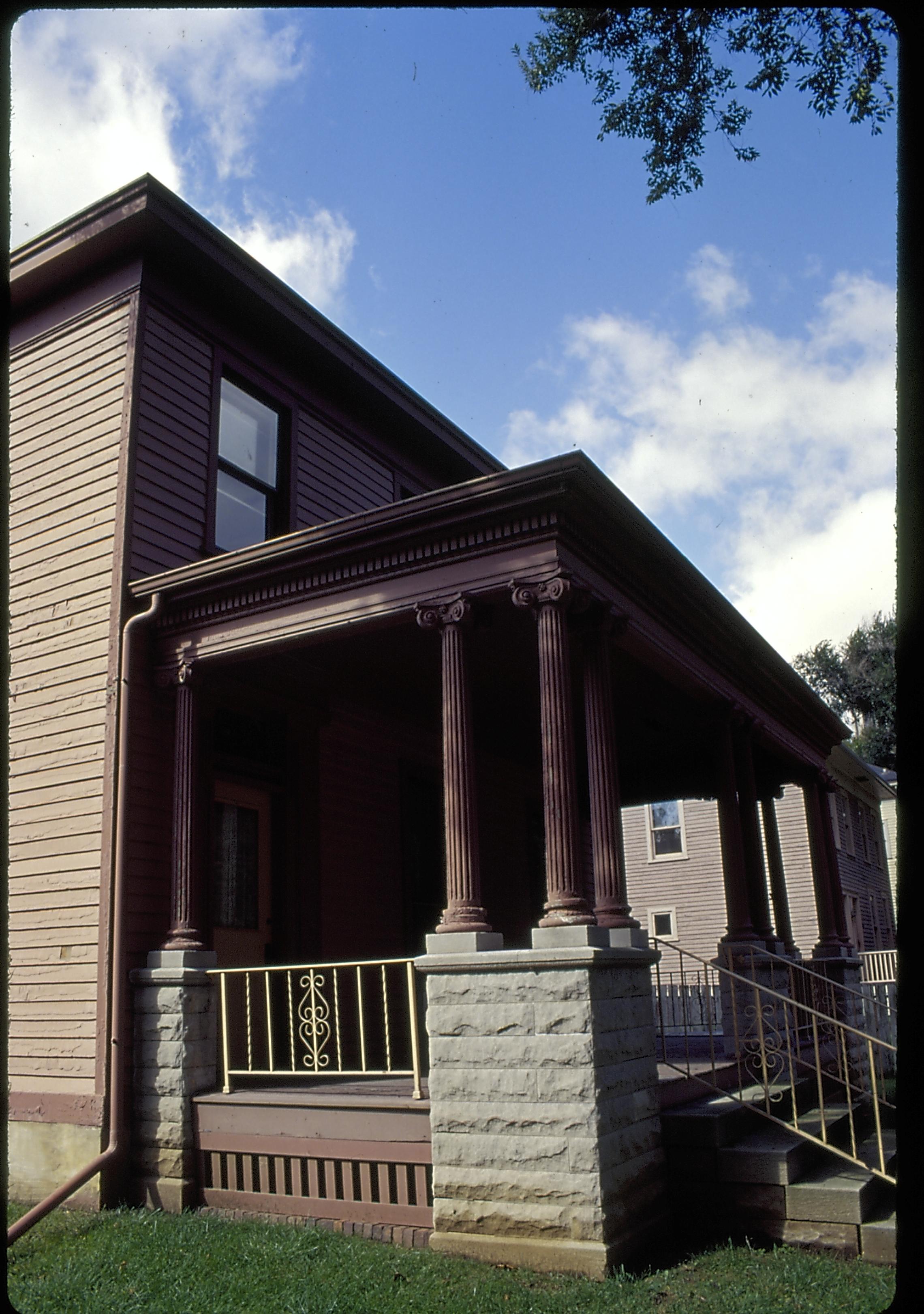 Dubois House Lincoln Home NHS- Dubois House Dubois House, porch