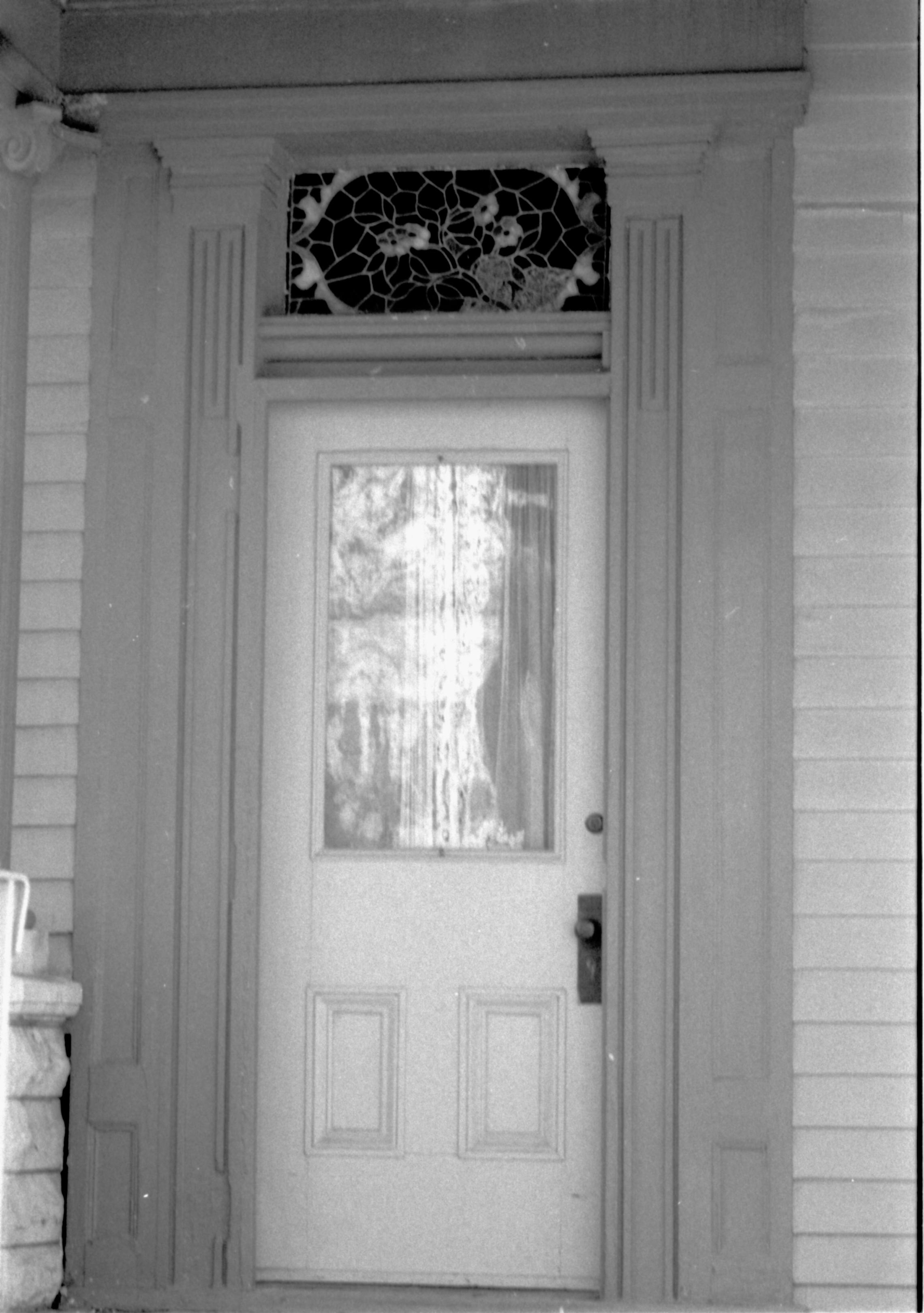 Dubois House Lincoln Home NHS- Dubois House HS-15, Dubois, Arnold, and Dean House Dubiois House, front door