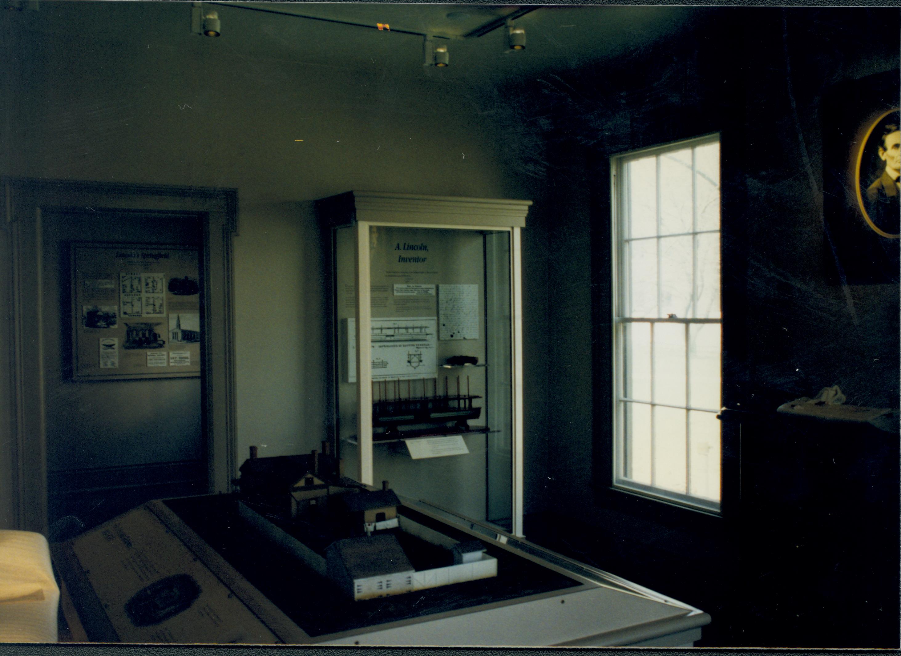 Dean House exhibit Lincoln Home NHS- Dean House exhibit installation Dean House, exhibit