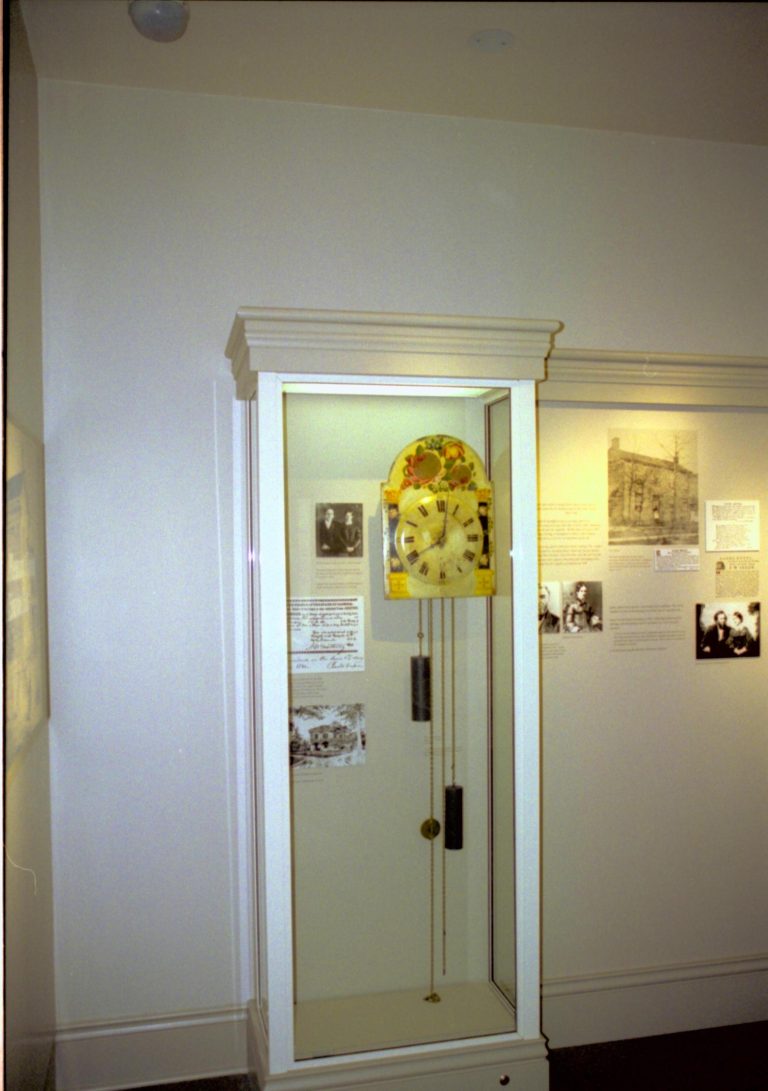 Dean House exhibit Lincoln Home NHS- Dean House exhibit installation Dean House, exhibit