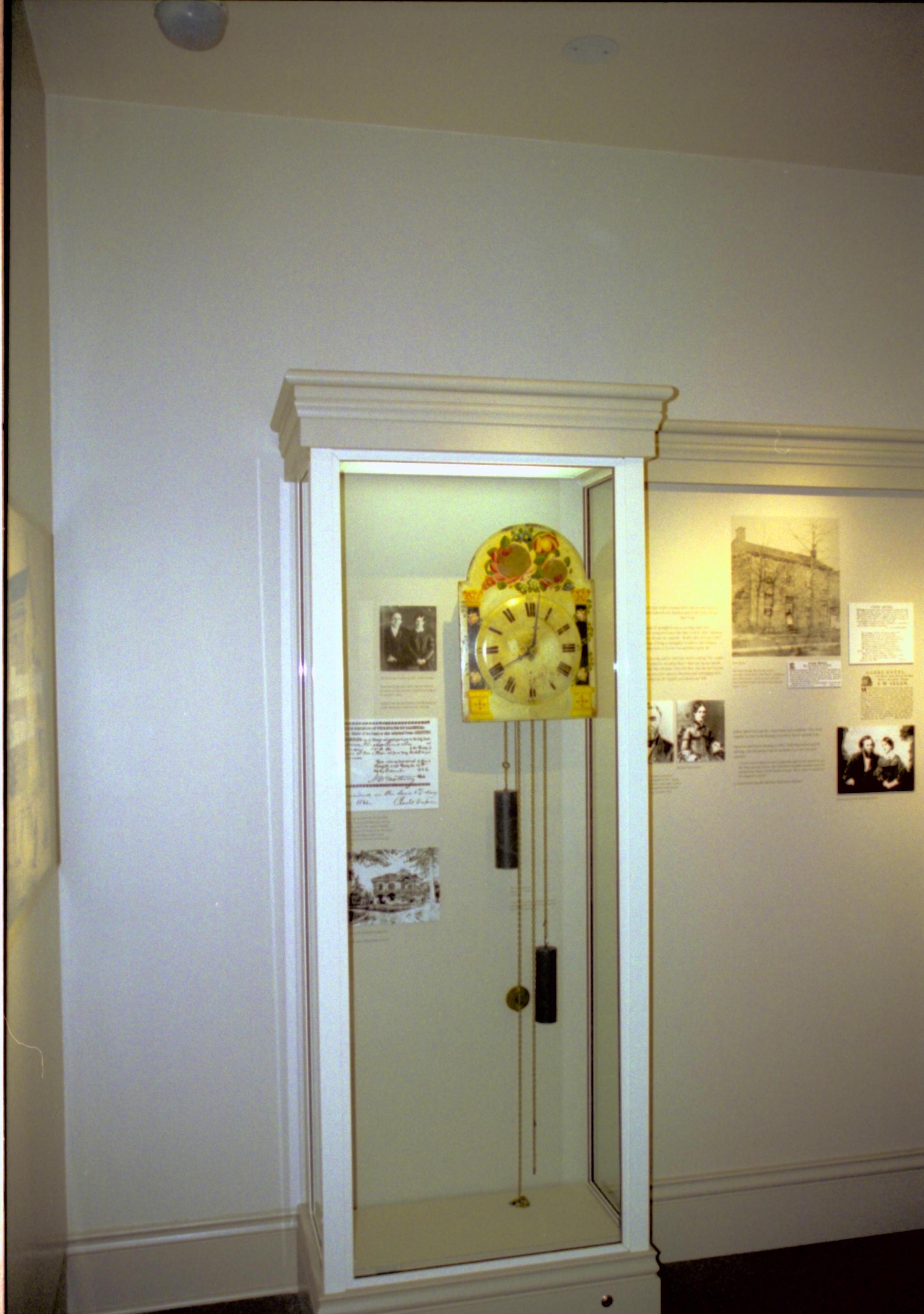 Dean House exhibit Lincoln Home NHS- Dean House exhibit installation Dean House, exhibit