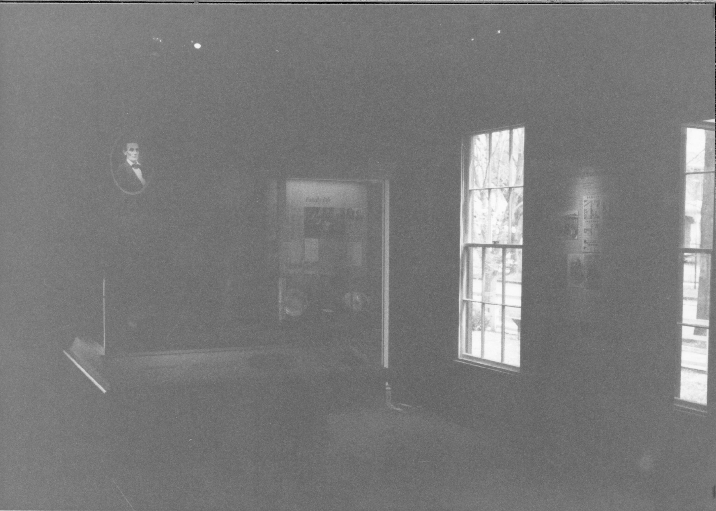 Dean House exhibit Lincoln Home NHS- Dean House exhibit installation Dean House, exhibit
