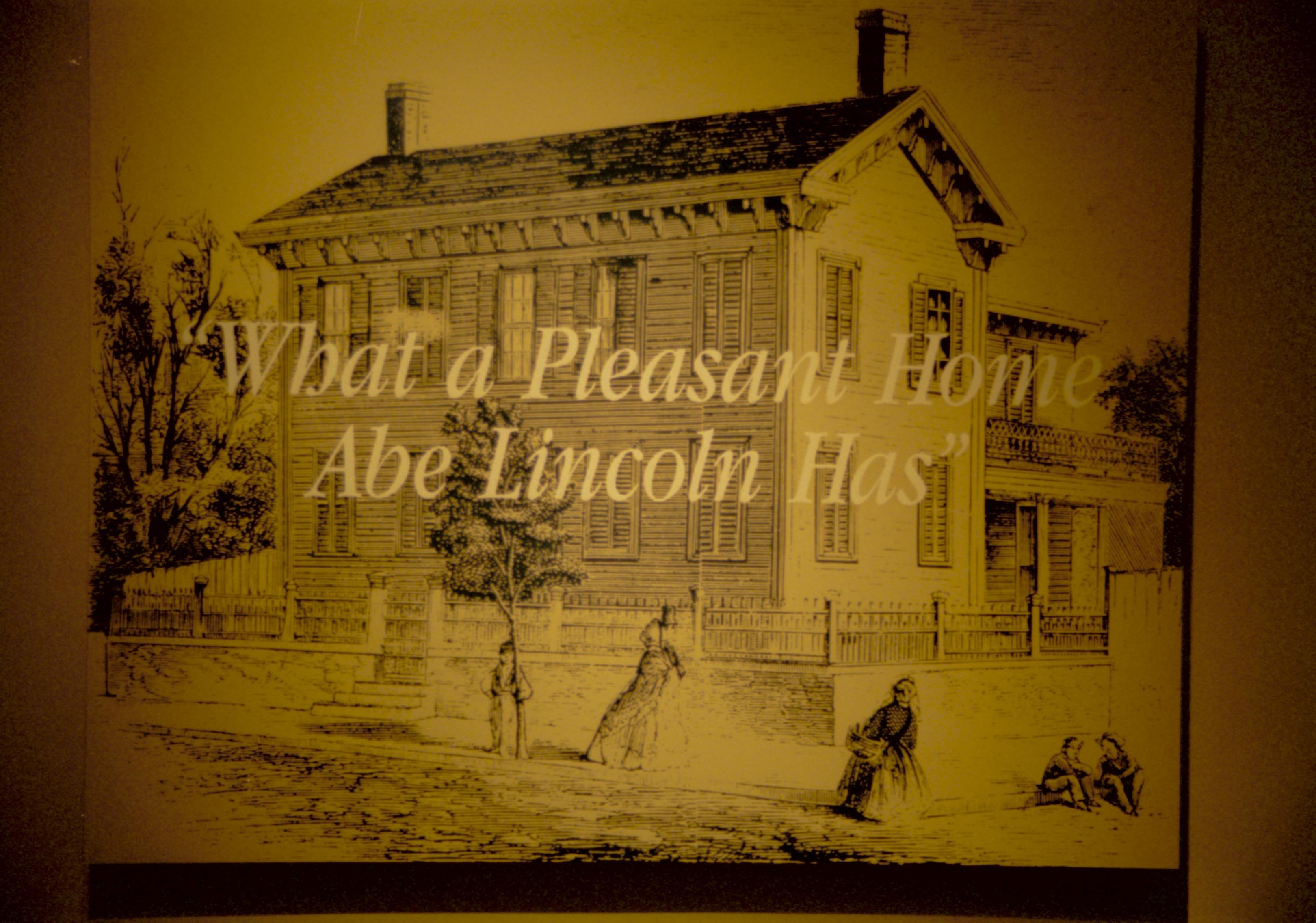Dean House exhibit Lincoln Home NHS- Dean House exhibit installation Dean House, exhibit
