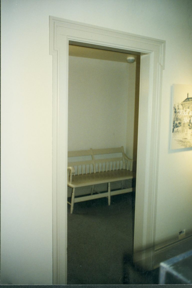 Dean House exhibit Lincoln Home NHS- Dean House exhibit installation Dean House, exhibit