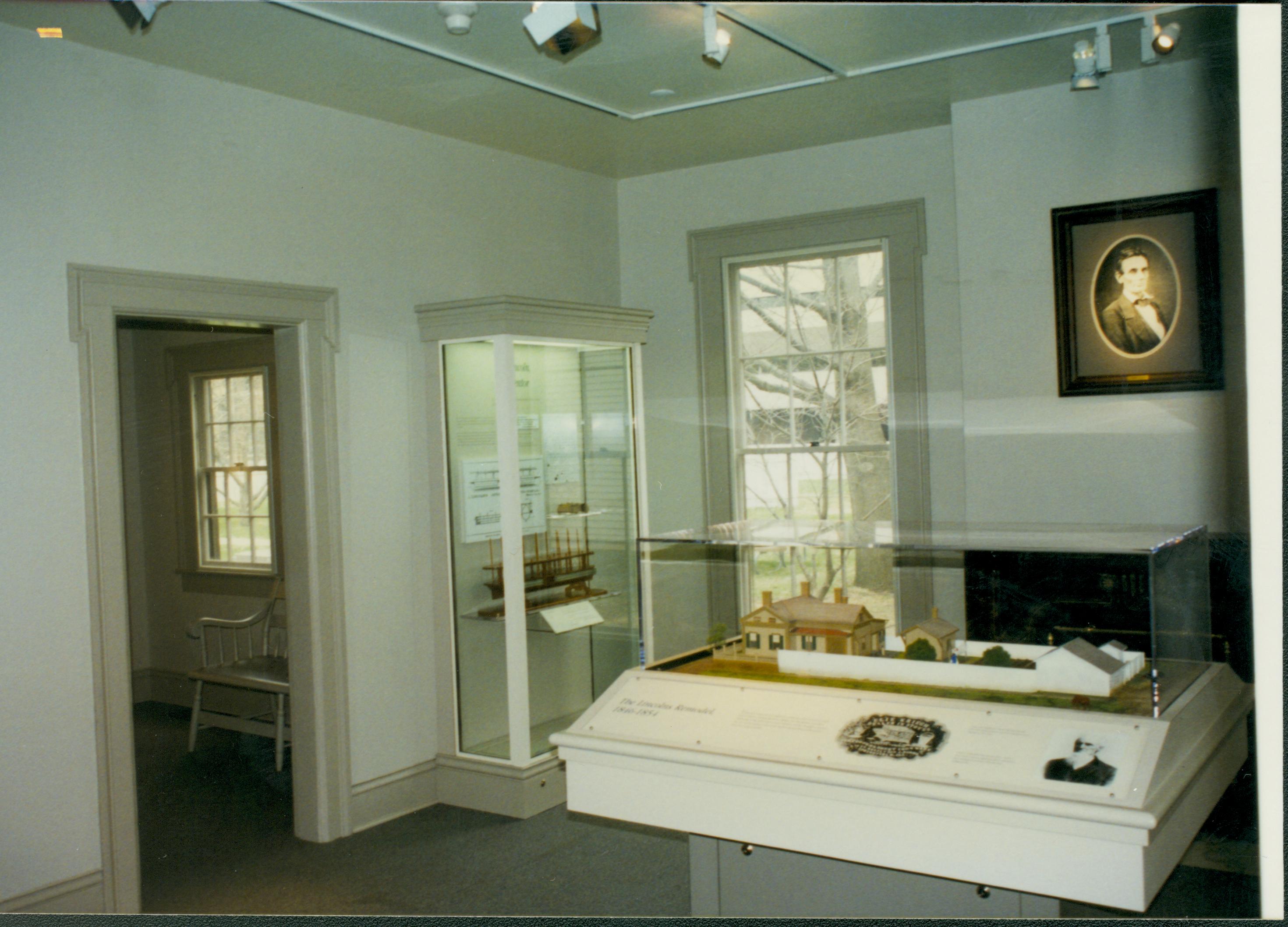 Dean House exhibit Lincoln Home NHS- Dean House exhibit installation Dean House, exhibit