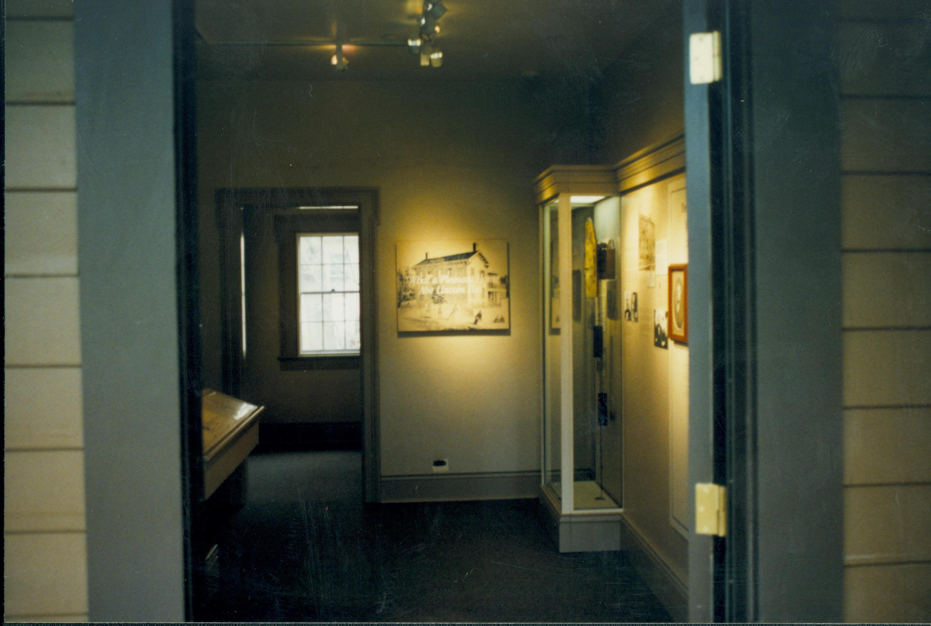 Dean House exhibit Lincoln Home NHS- Dean House exhibit installation Dean House, exhibit