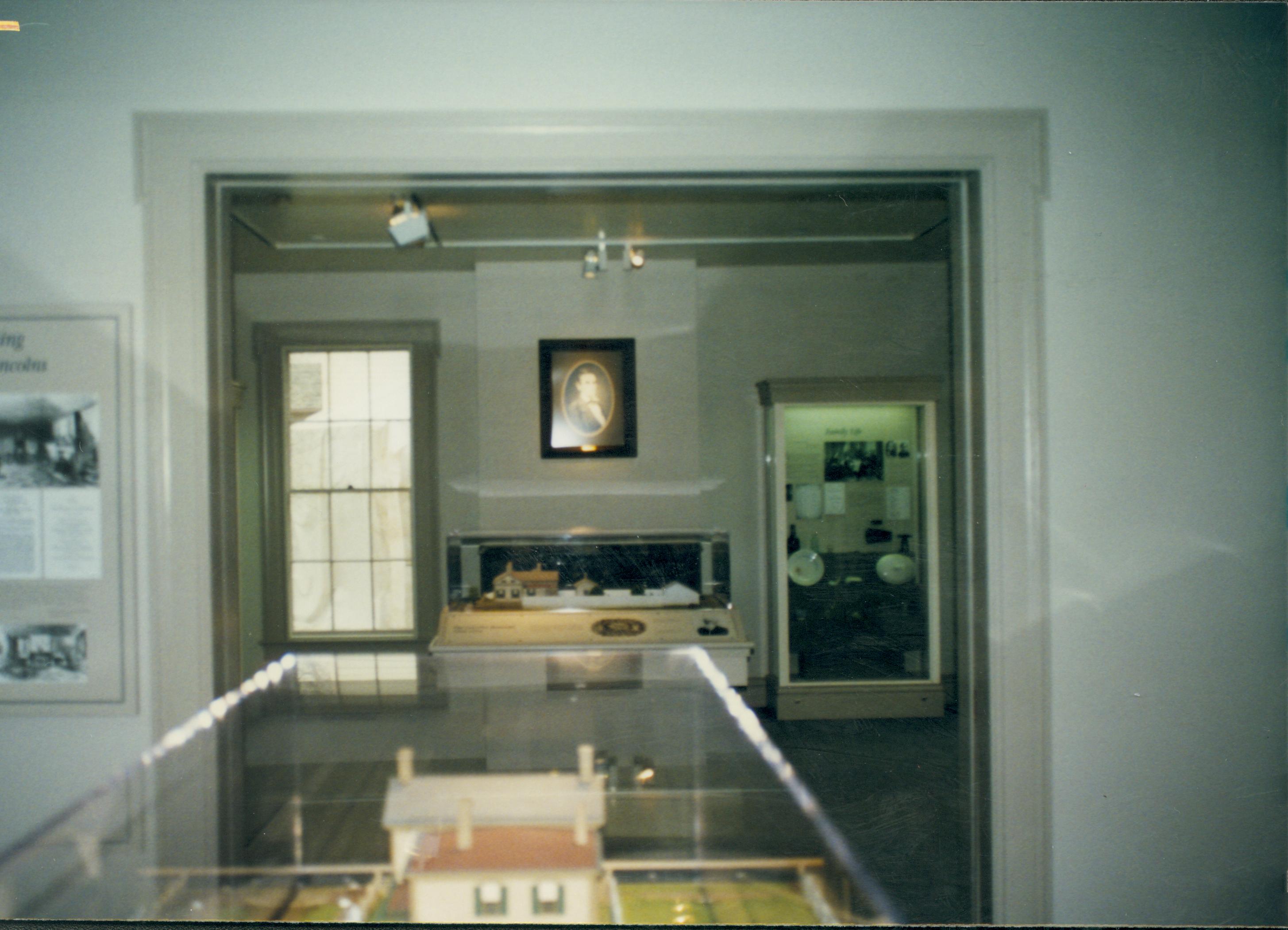 Dean House exhibit Lincoln Home NHS- Dean House exhibit installation Dean House, exhibit