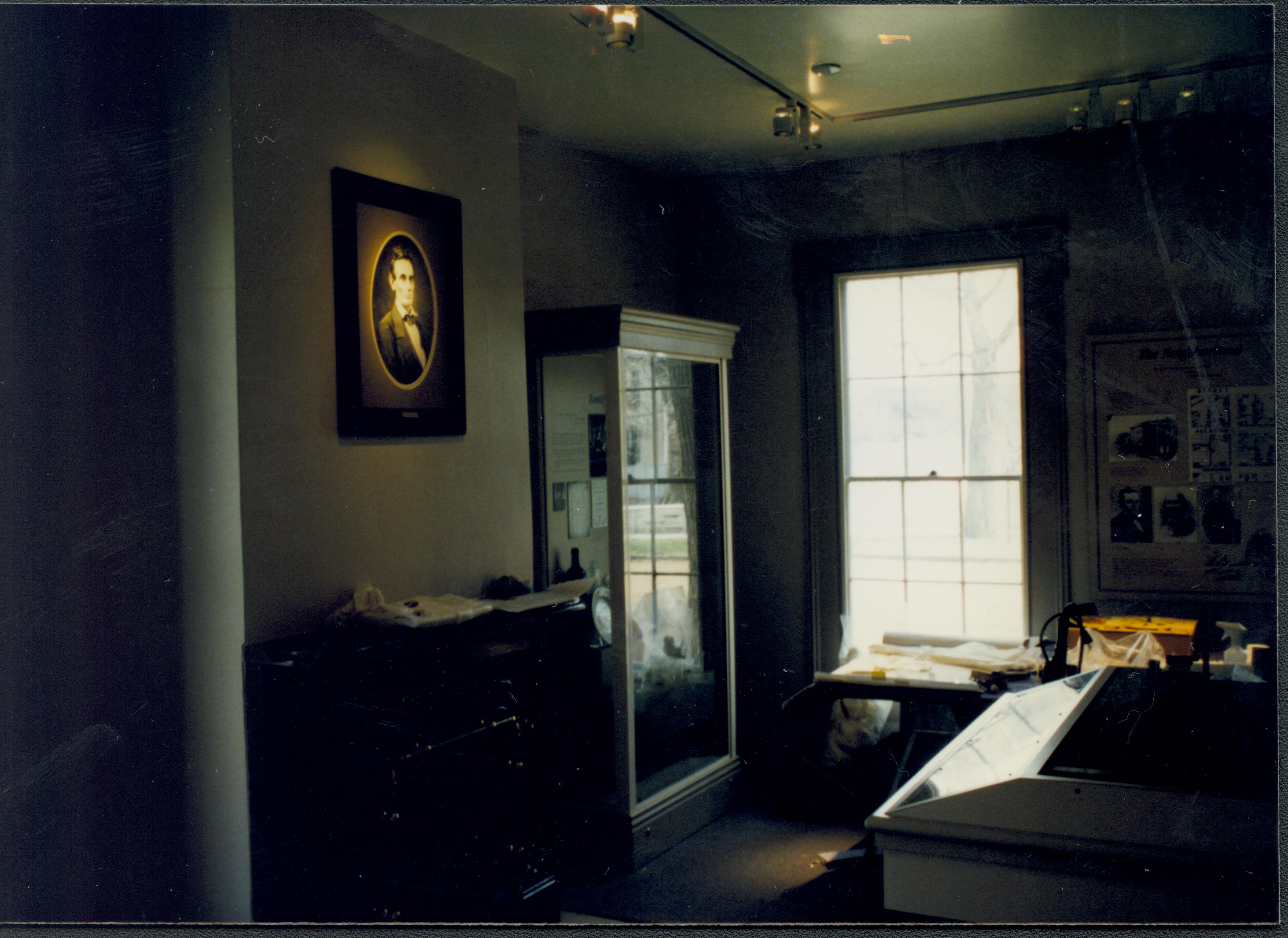 Dean House exhibit Lincoln Home NHS- Dean House exhibit installation Dean House, exhibit
