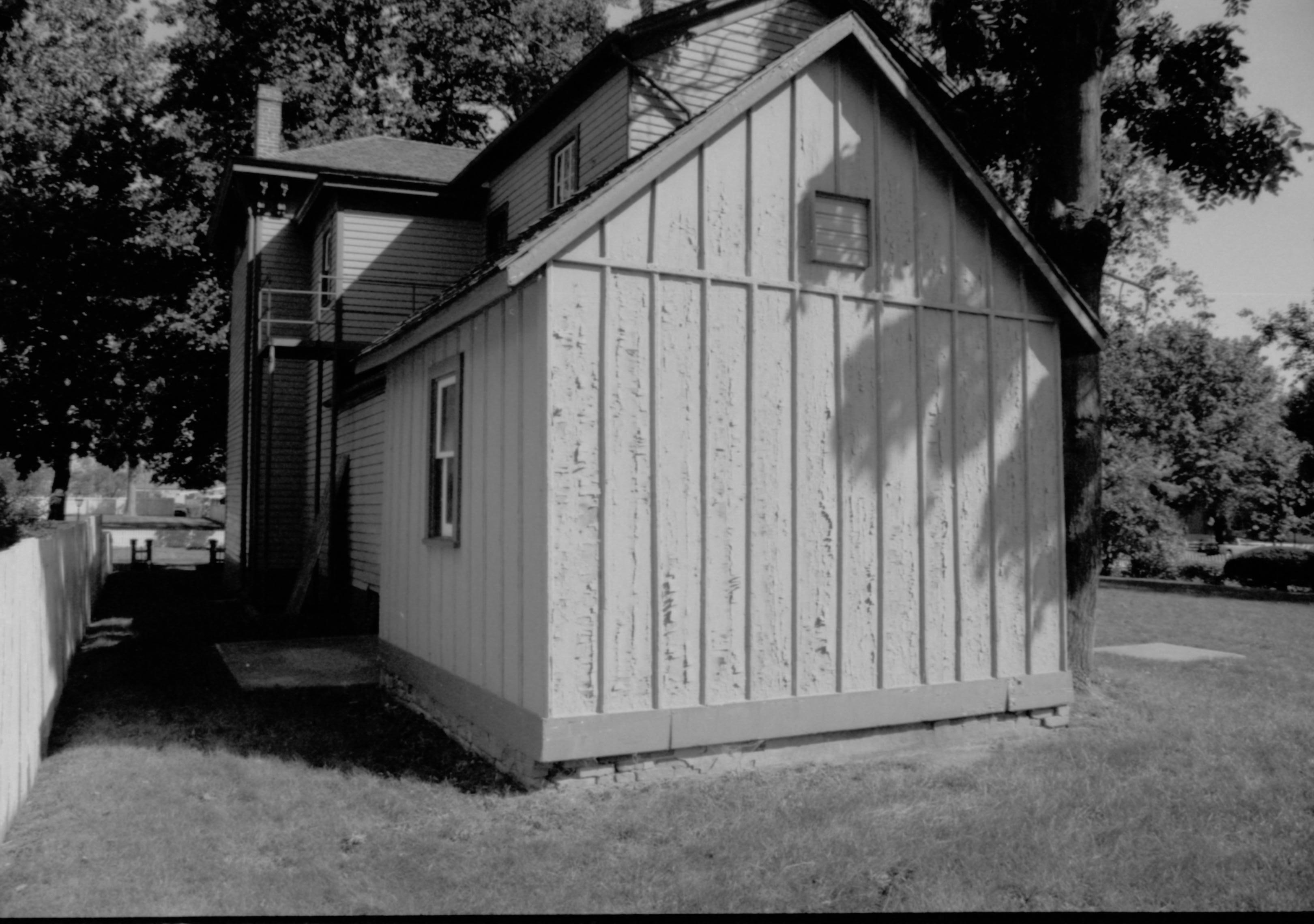 Dean House exterior Lincoln Home NHS- Dean House exterior and basement Dean House