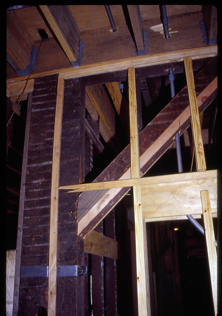 Dean House Lincoln Home NHS- Dean House restoration, 25 Dean House, restoration