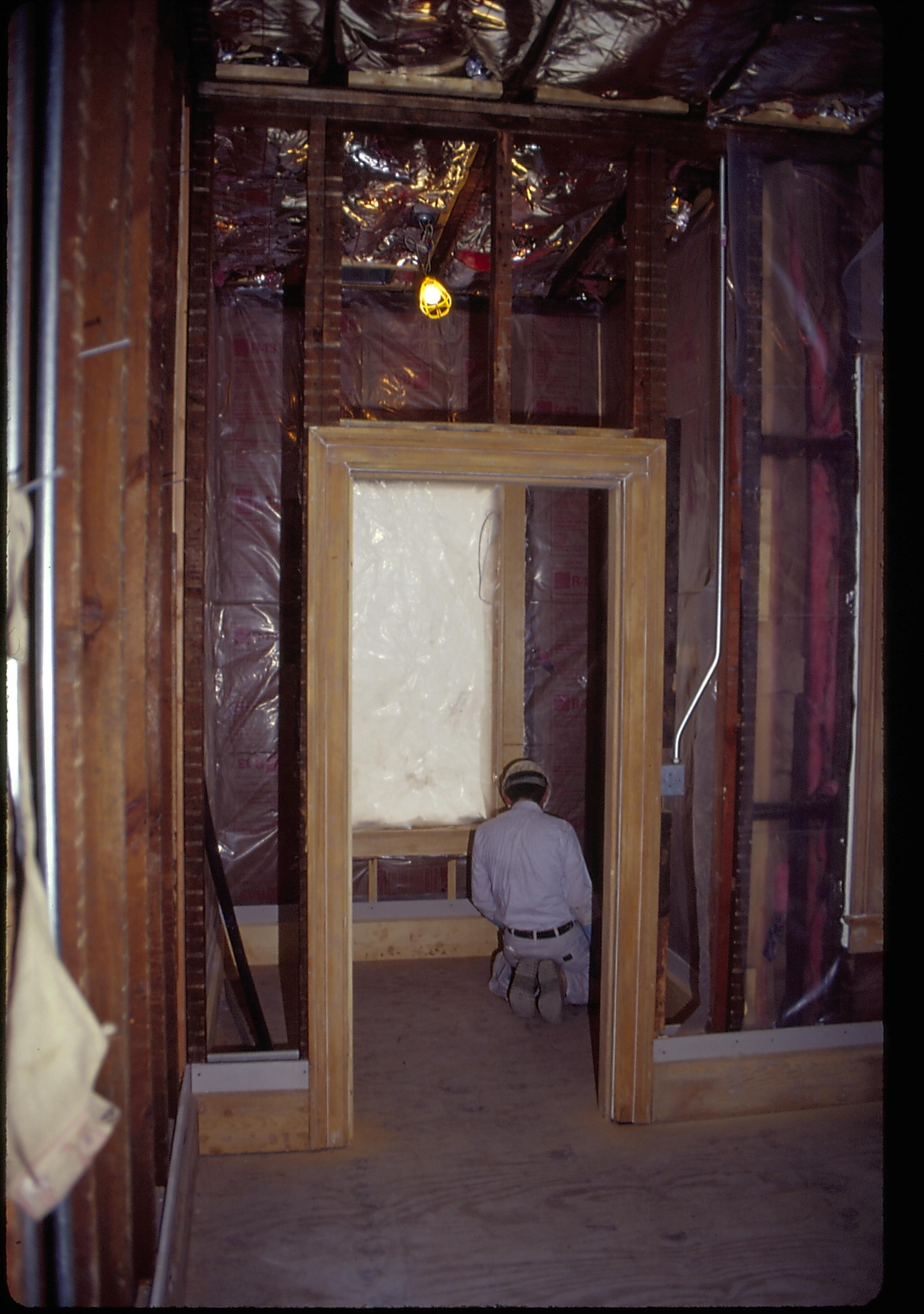 Dean House Lincoln Home NHS- Dean House restoration, 18 Dean House, restoration