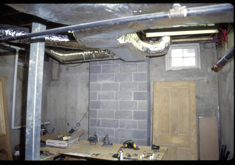 Dean House Lincoln Home NHS- Dean House restoration, 7 Dean House, restoration