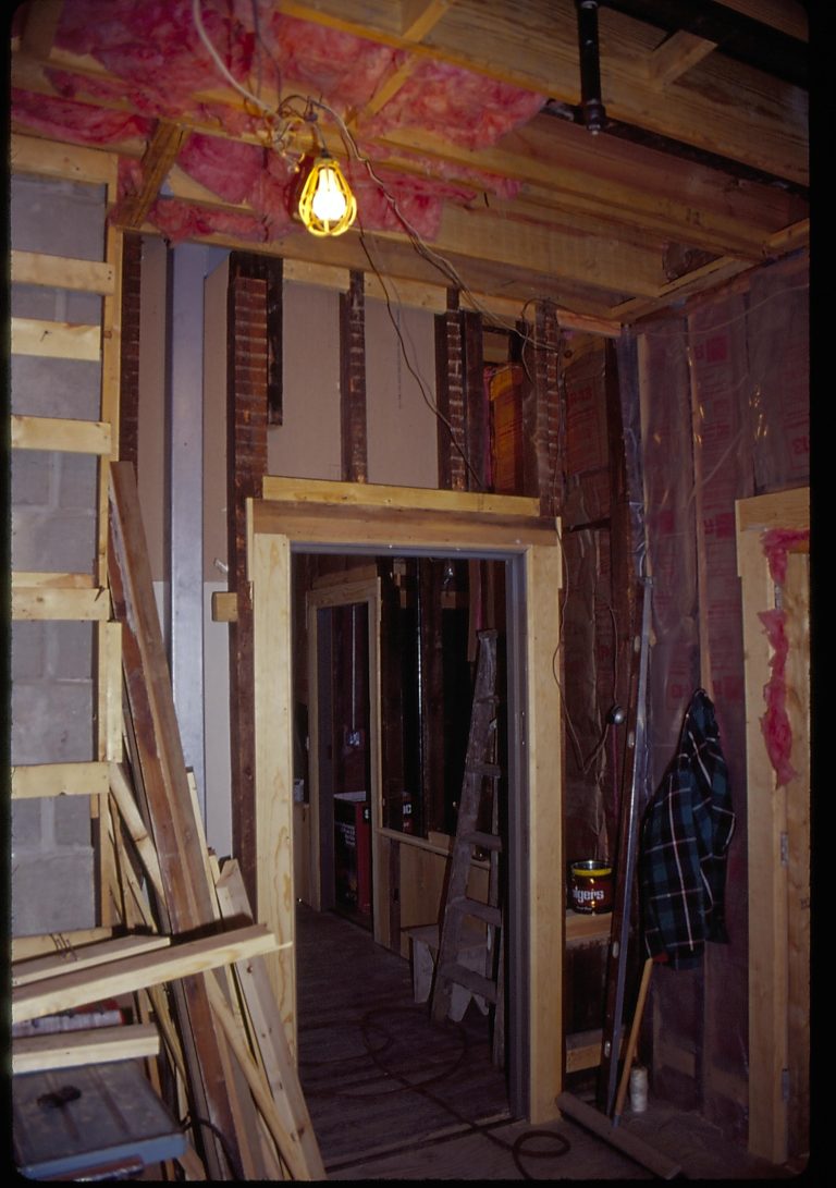 Dean House Lincoln Home NHS- Dean House restoration, 7 Dean House, restoration