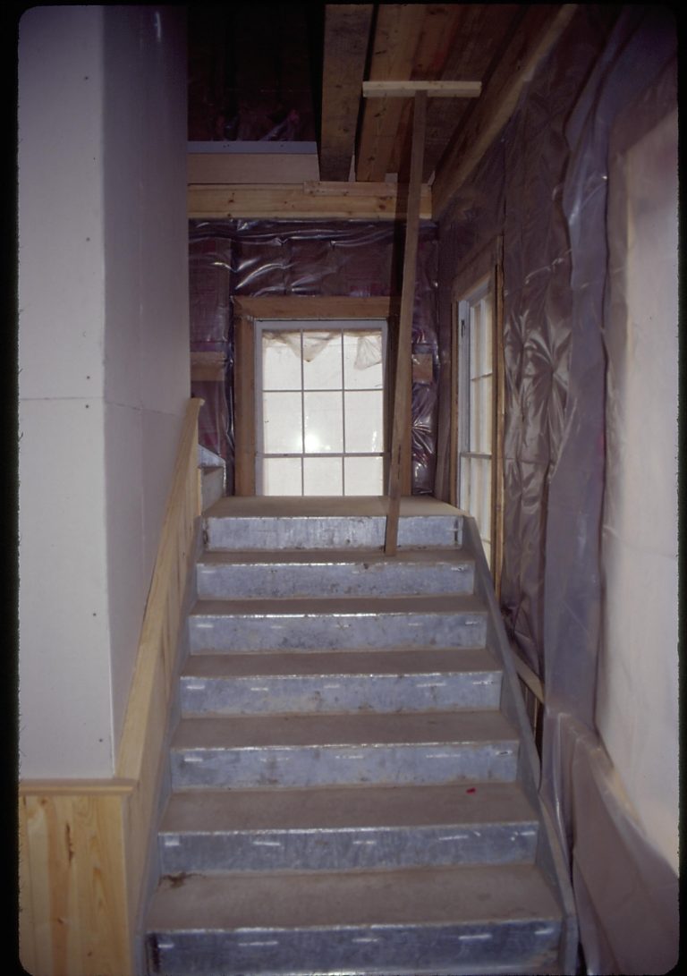 Dean House Lincoln Home NHS- Dean House restoration, 12 Dean House, restoration
