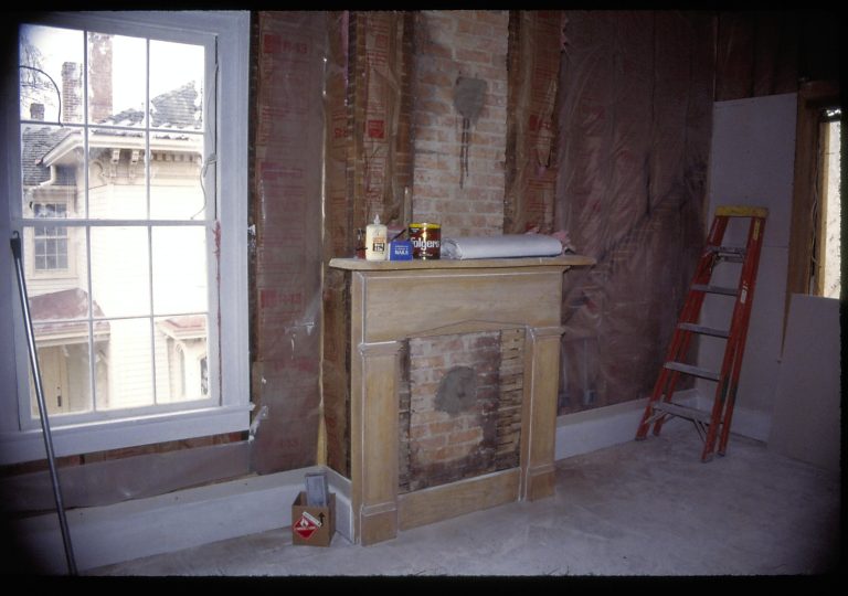 Dean House Lincoln Home NHS- Dean House, 6 Dean House, restoration