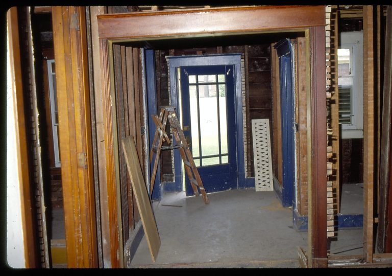 Dean House Lincoln Home NHS- Dean House, 22 Dean House, restoration