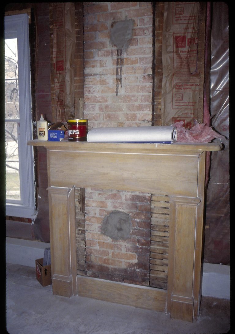 Dean House, upstairs Lincoln Home NHS- Dean House restoration, 7 Dean House, restoration