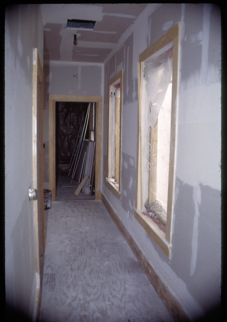 Dean House Lincoln Home NHS- Dean House restoration, 12 Dean House, restoration