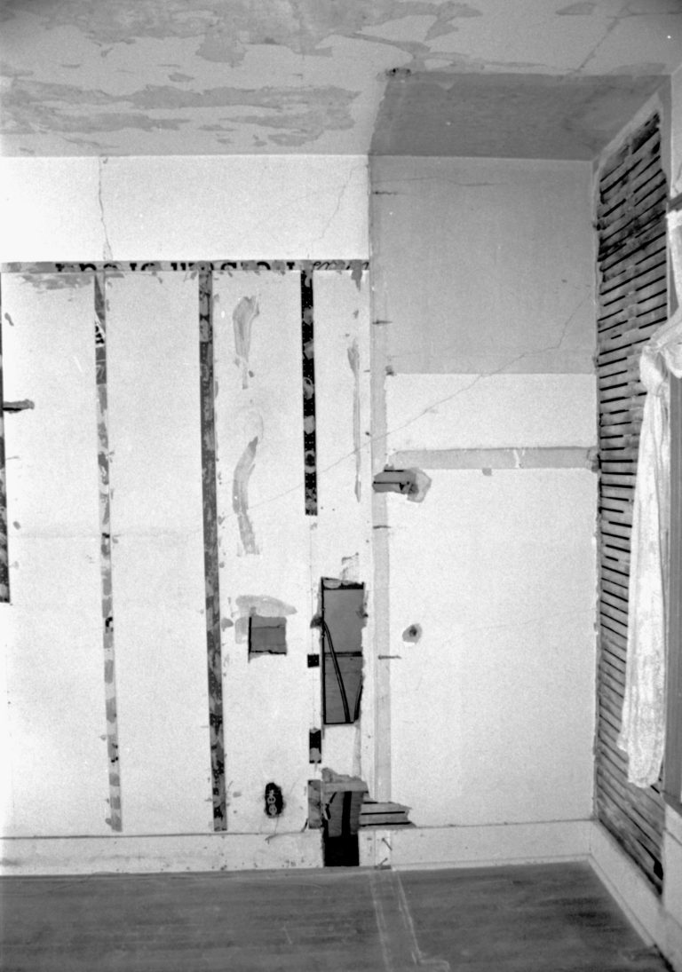 Dean House Lincoln Home NHS- Dean House pre-restoration Dean House, restoration