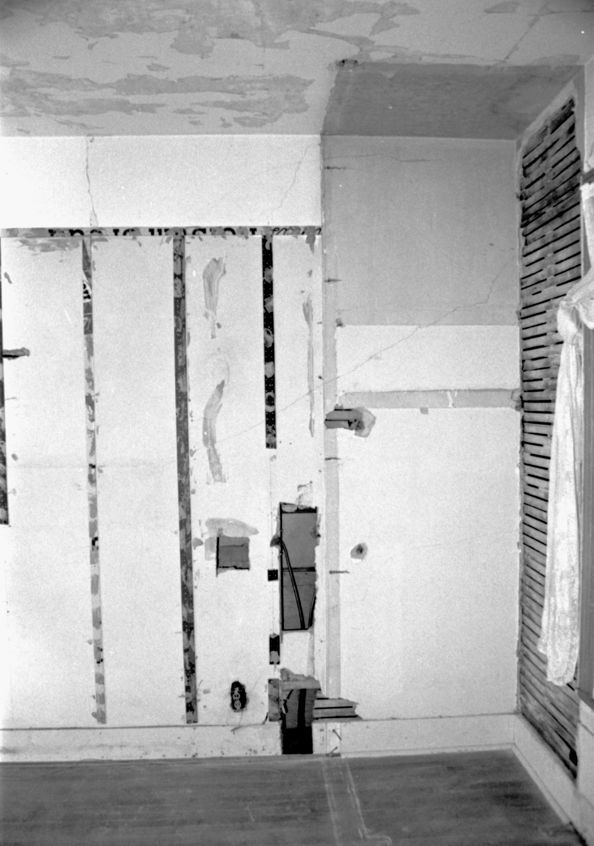 Dean House Lincoln Home NHS- Dean House pre-restoration Dean House, restoration