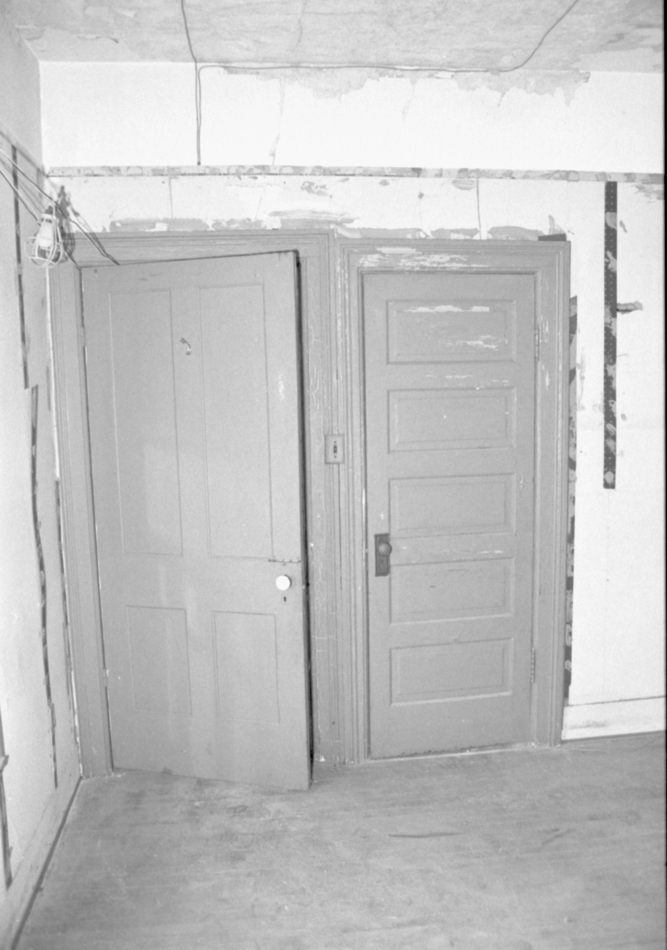 Dean House Lincoln Home NHS- Dean House pre-restoration Dean House, restoration