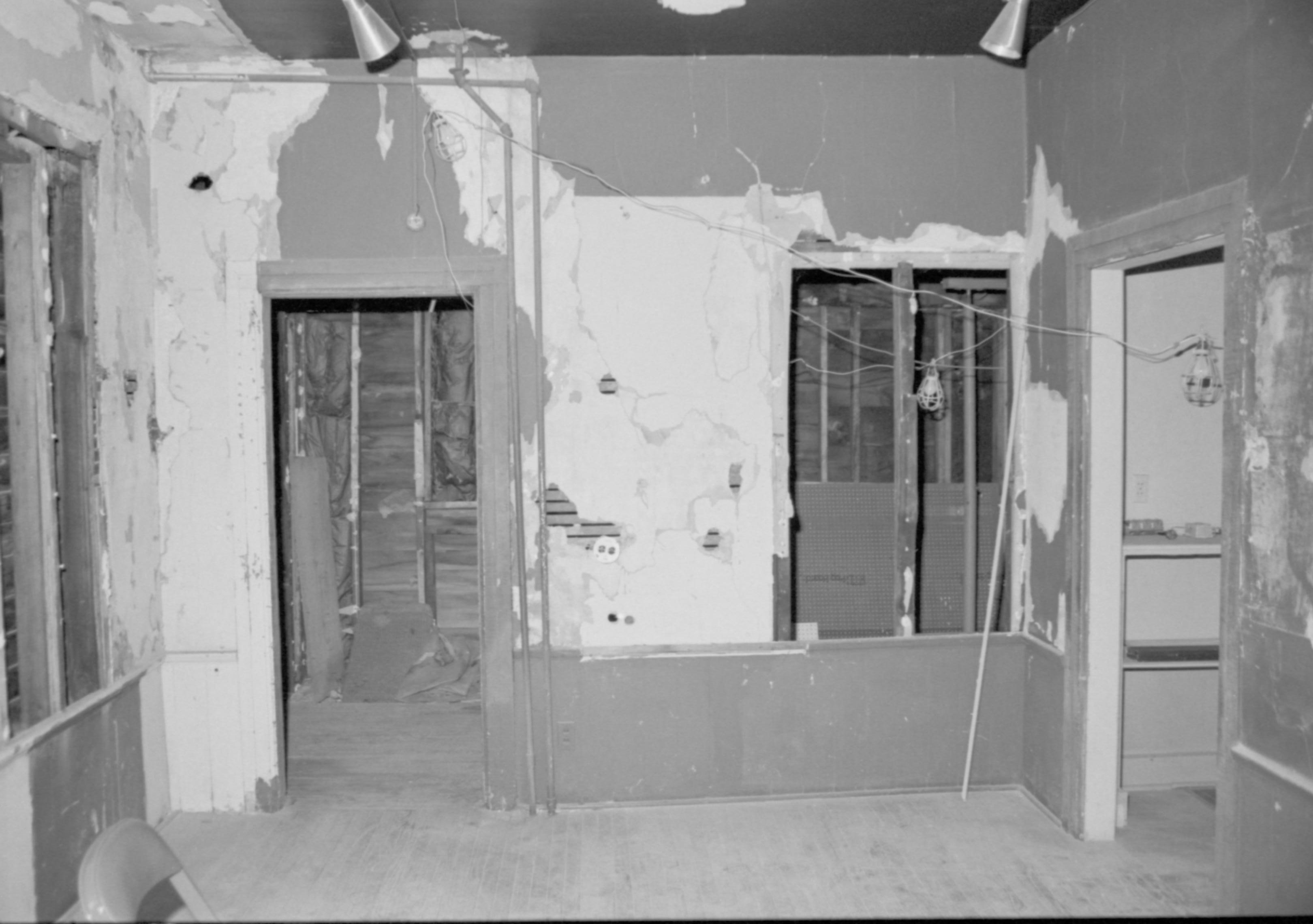 Dean House Lincoln Home NHS- Dean House pre-restoration Dean House, restoration