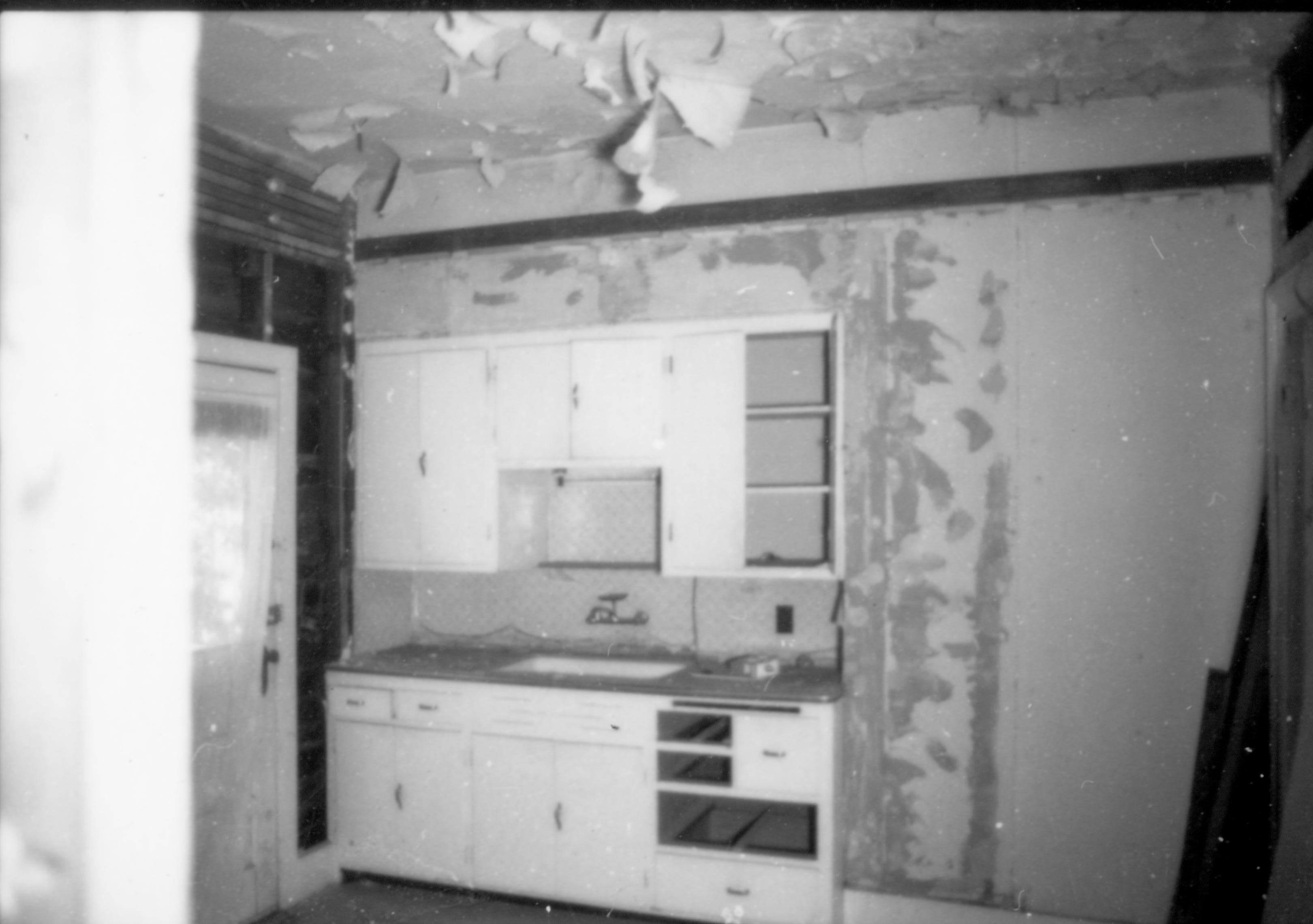 Dean House  Lincoln Home NHS- Dean House pre-restoration, 87648 Dean House, restoration