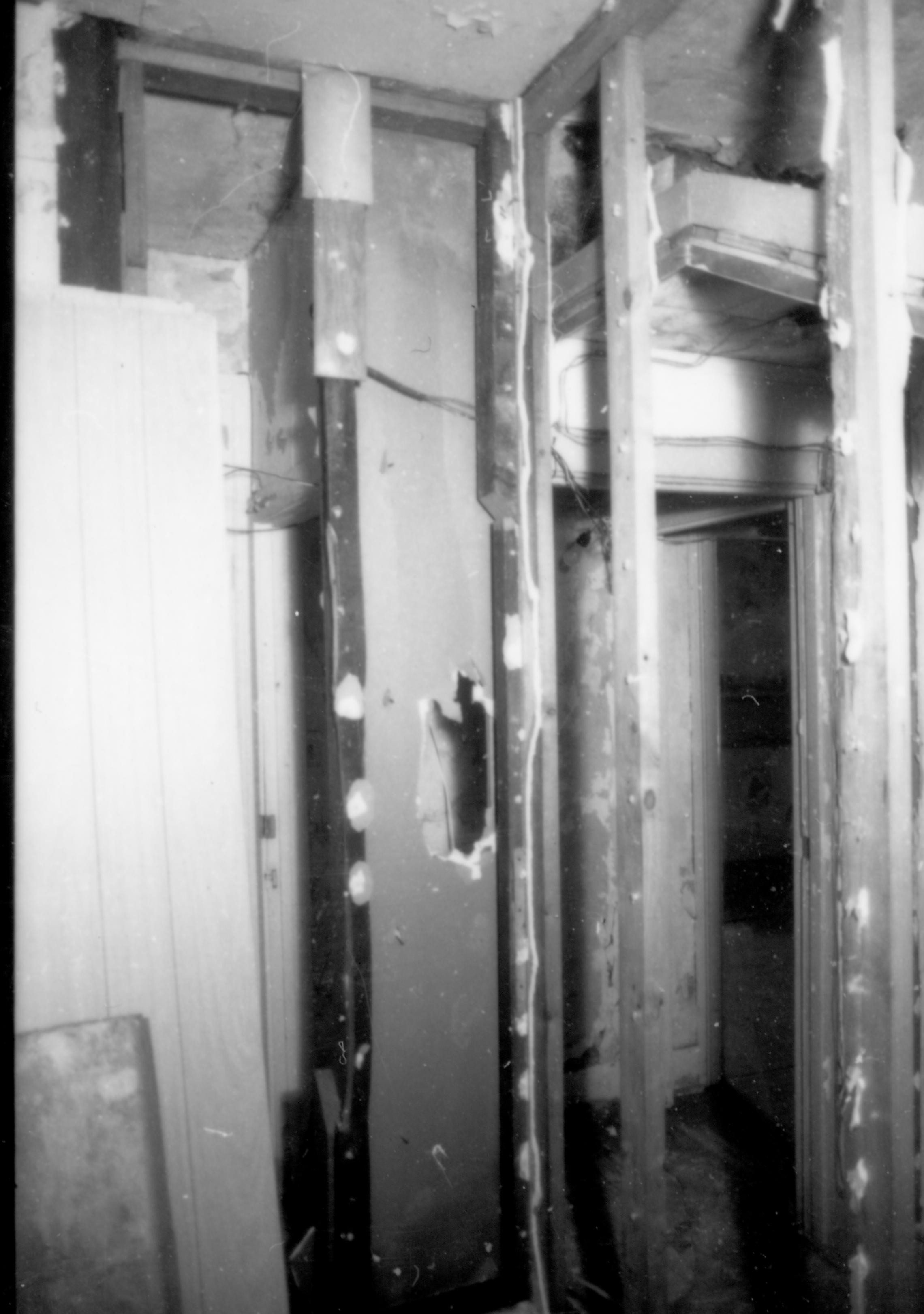 Dean House  Lincoln Home NHS- Dean House pre-restoration, 87648 Dean House, restoration