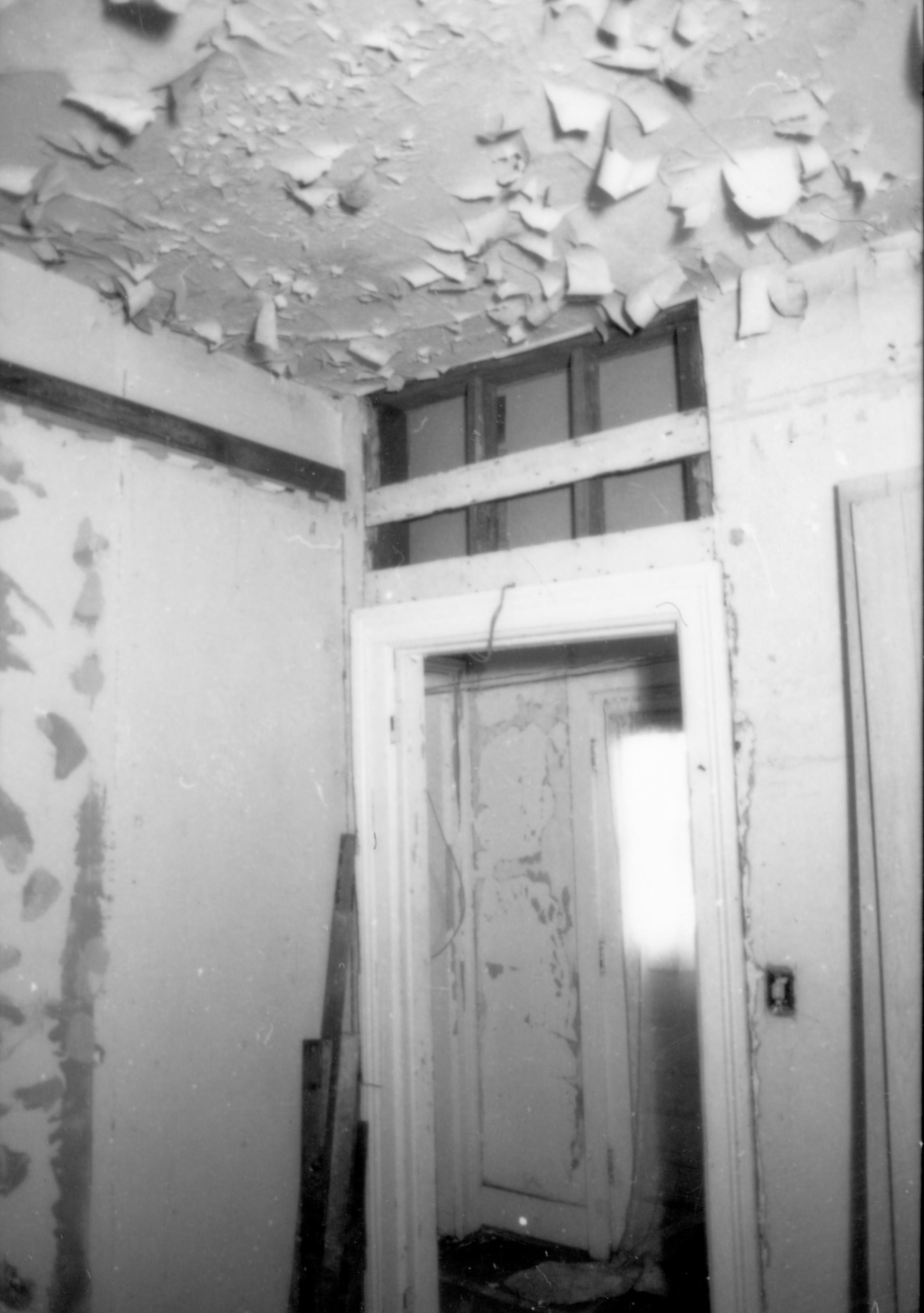 Dean House  Lincoln Home NHS- Dean House pre-restoration, 87648 Dean House, restoration
