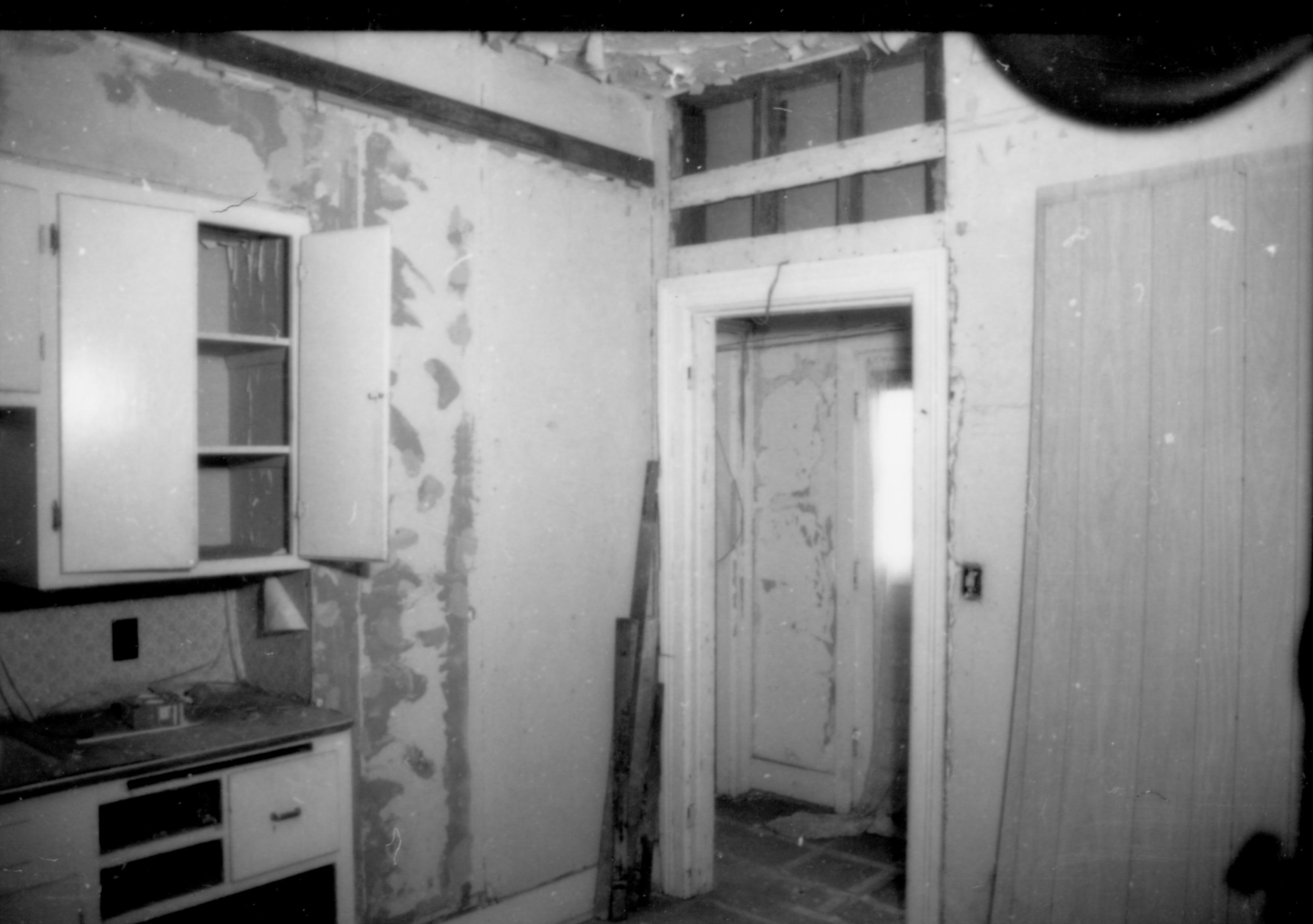 Dean House  Lincoln Home NHS- Dean House pre-restoration, 87648 Dean House, restoration