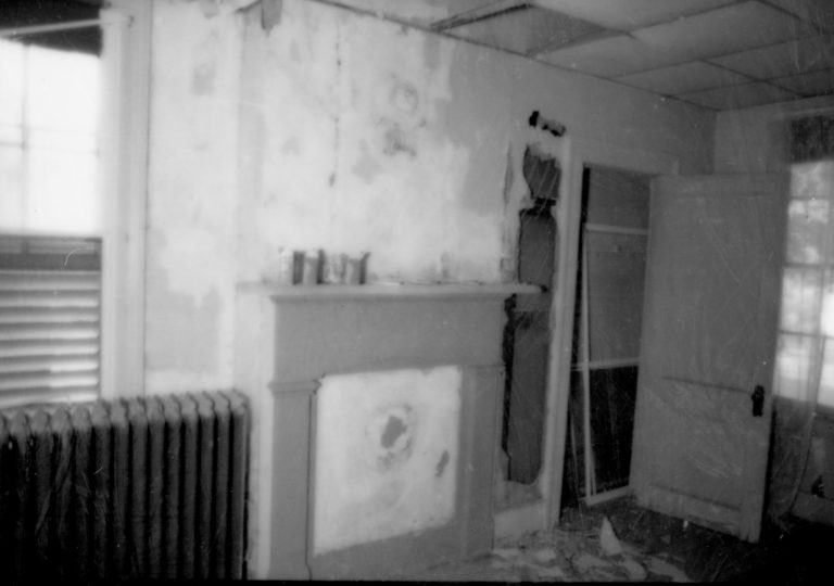 Dean House  Lincoln Home NHS- Dean House pre-restoration, 87648 Dean House, restoration