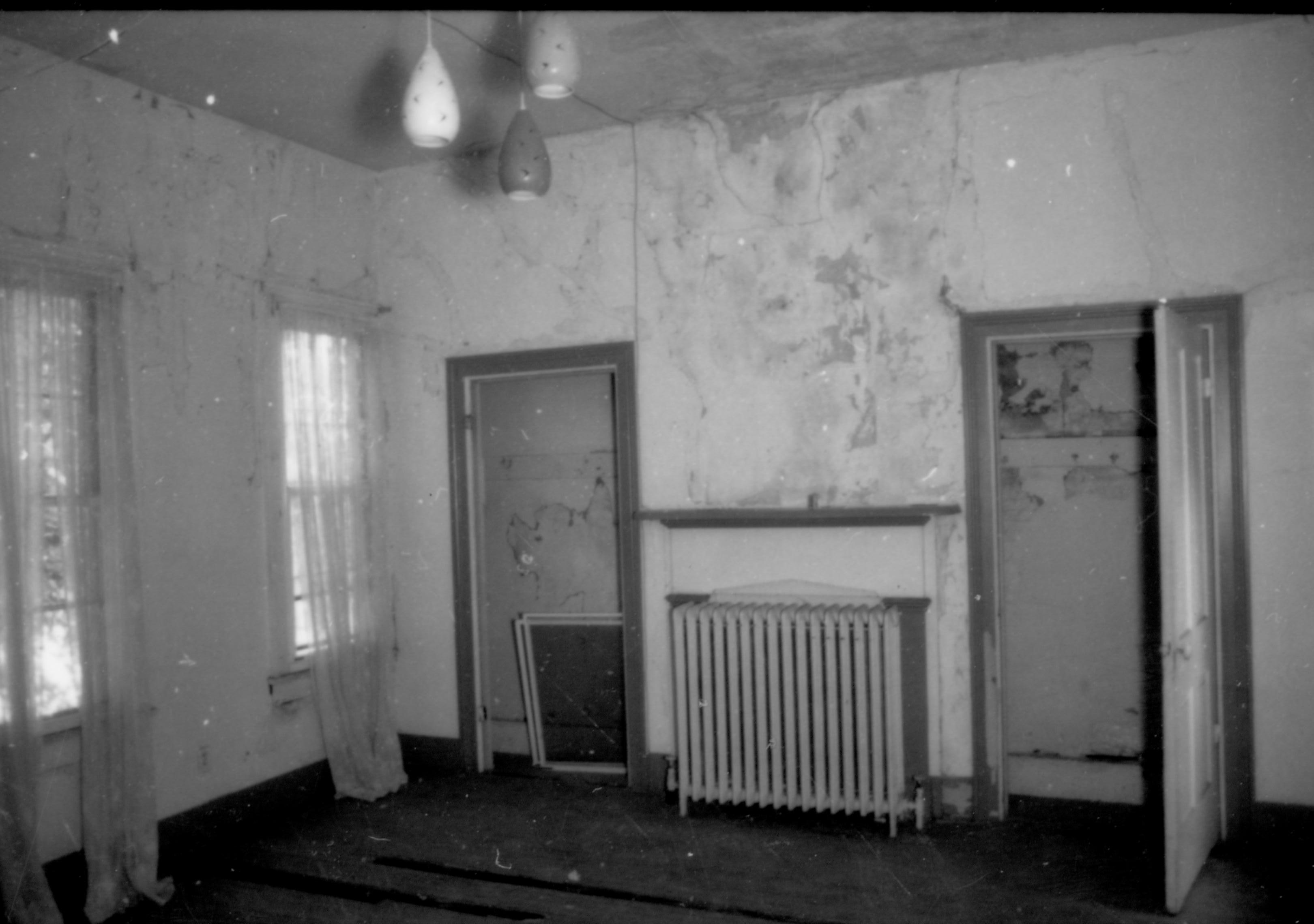 Dean House  Lincoln Home NHS- Dean House pre-restoration, 87648 Dean House, restoration