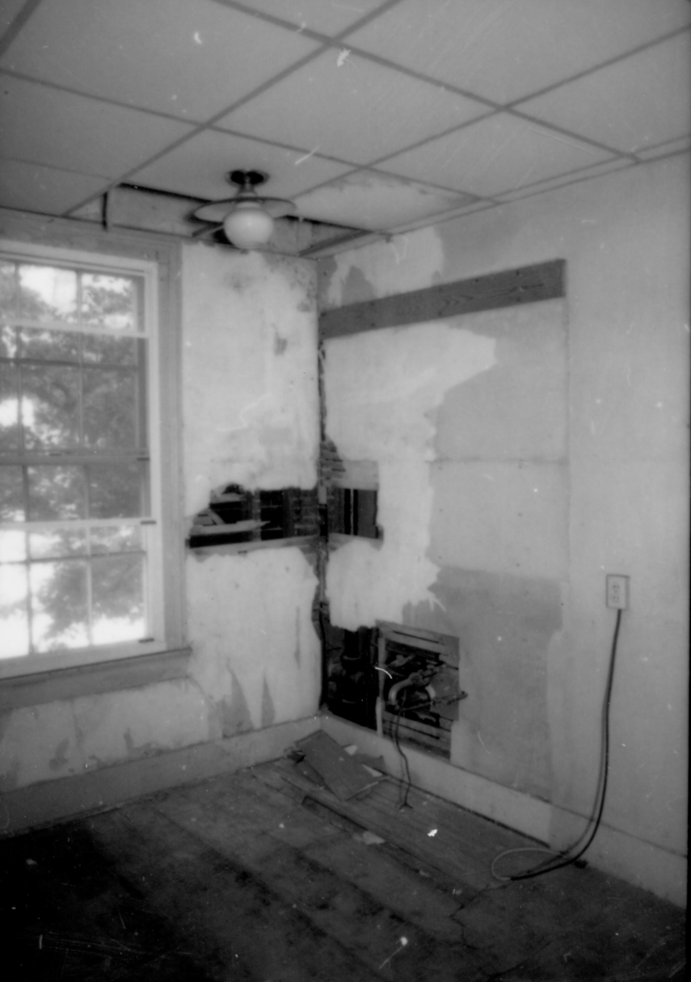 Dean House  Lincoln Home NHS- Dean House pre-restoration, 87648 Dean House, restoration