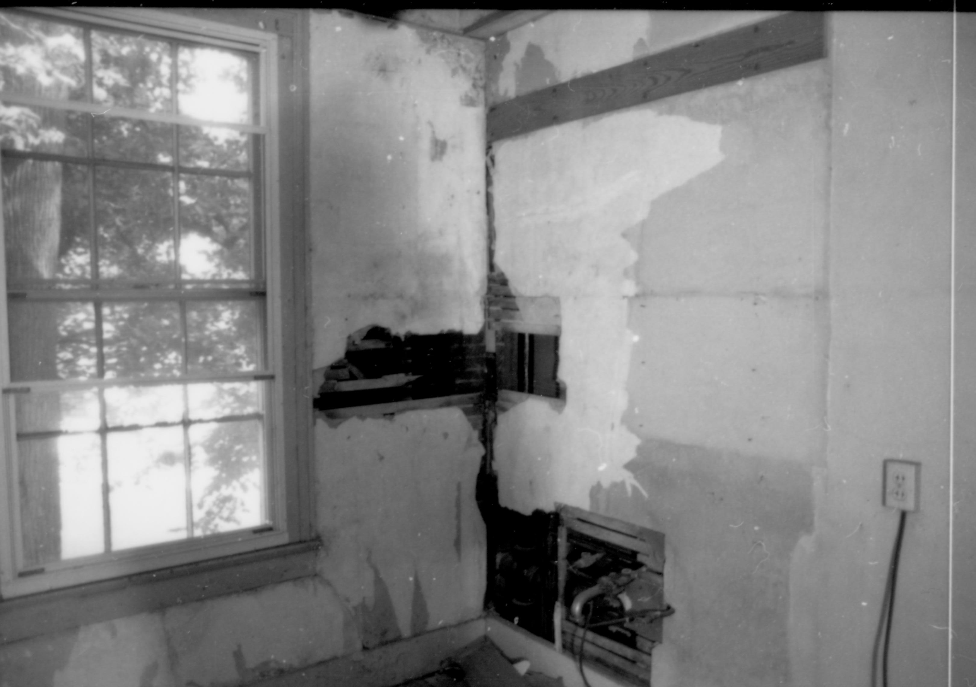 Dean House  Lincoln Home NHS- Dean House pre-restoration, 87648 Dean House, restoration