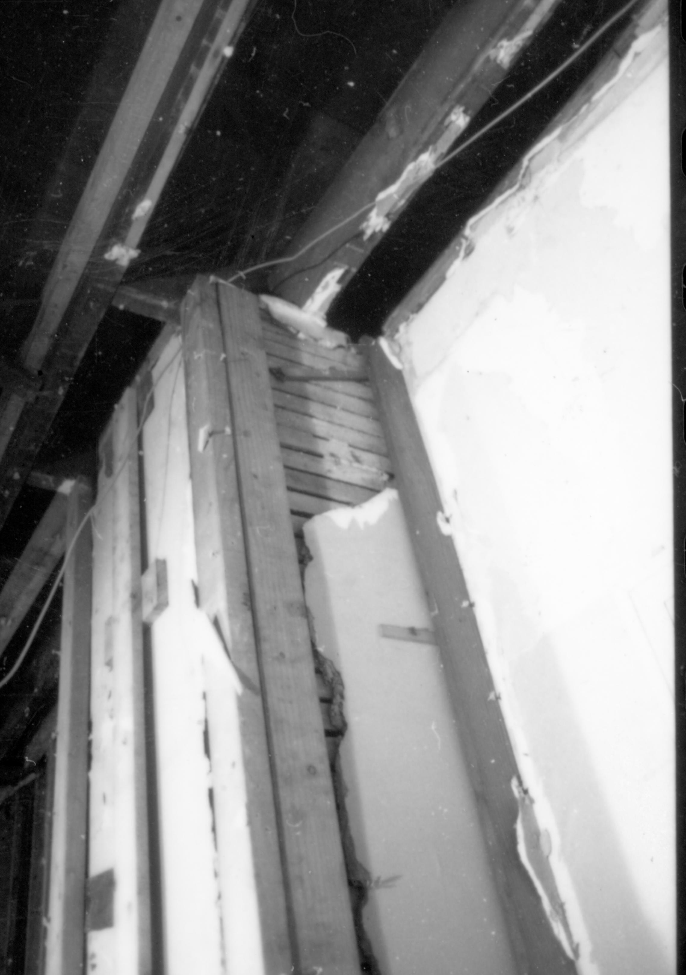 Dean House  Lincoln Home NHS- Dean House pre-restoration, 87649 Dean House, restoration