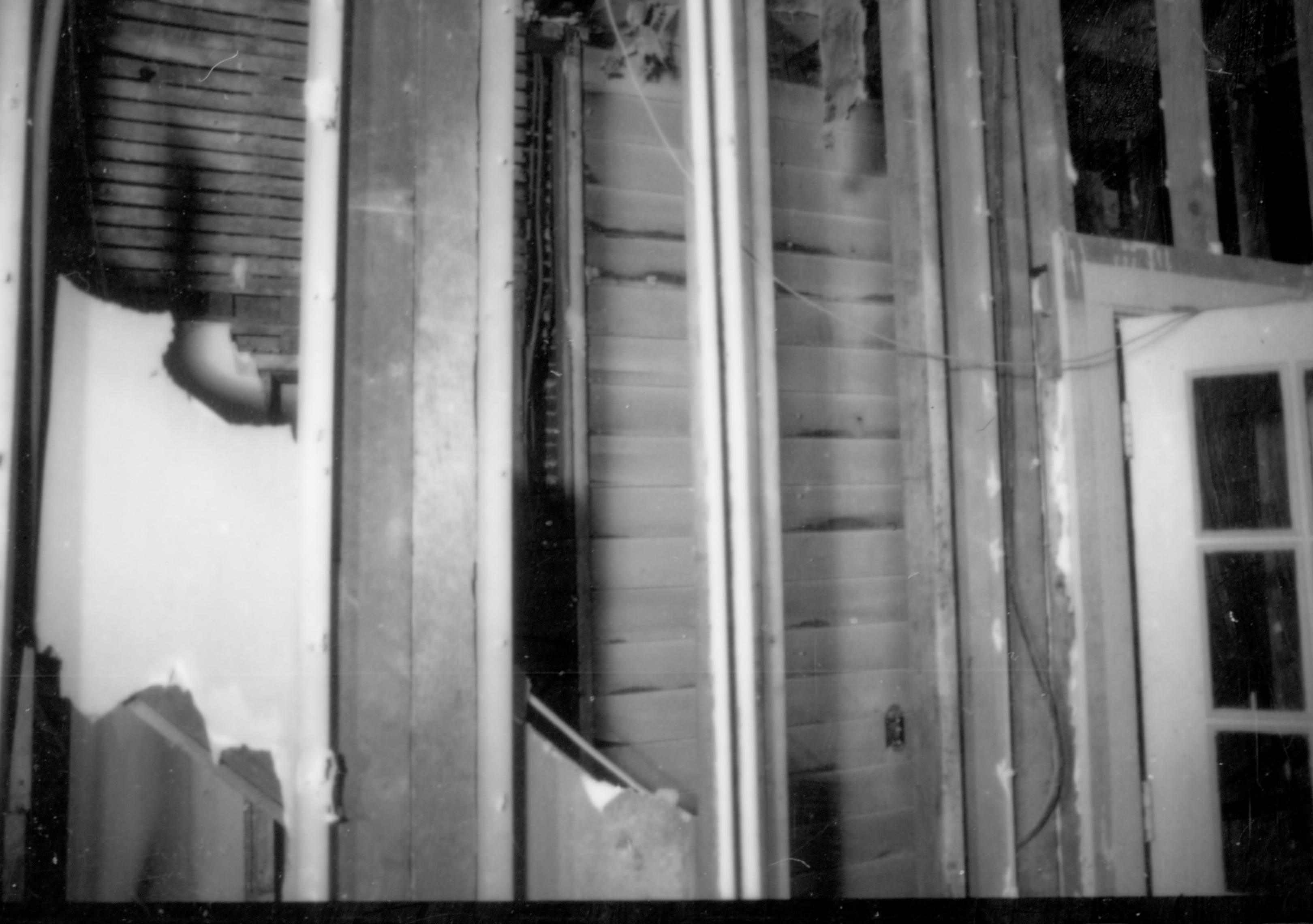 Dean House  Lincoln Home NHS- Dean House pre-restoration, 87649 Dean House, restoration
