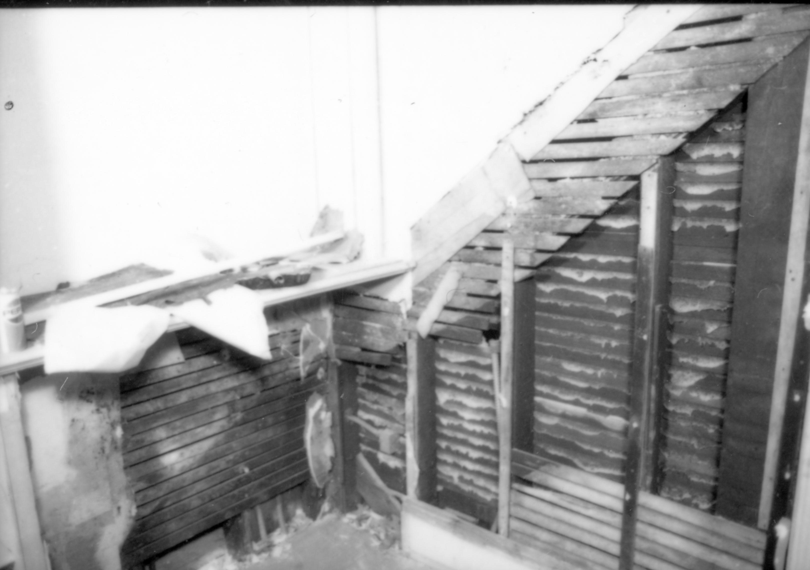 Dean House  Lincoln Home NHS- Dean House pre-restoration, 87649 Dean House, restoration