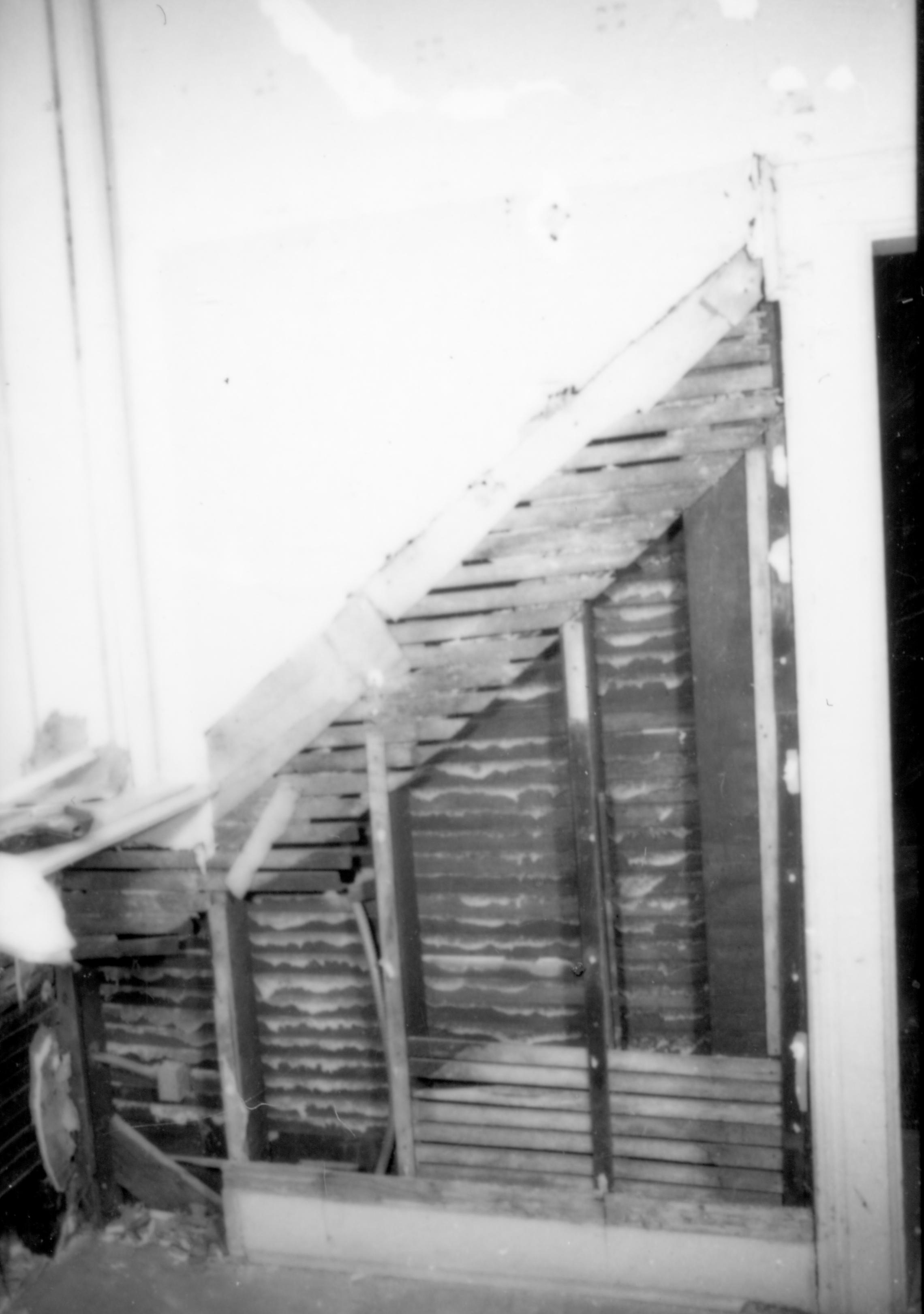 Dean House  Lincoln Home NHS- Dean House pre-restoration, 87649 Dean House, restoration