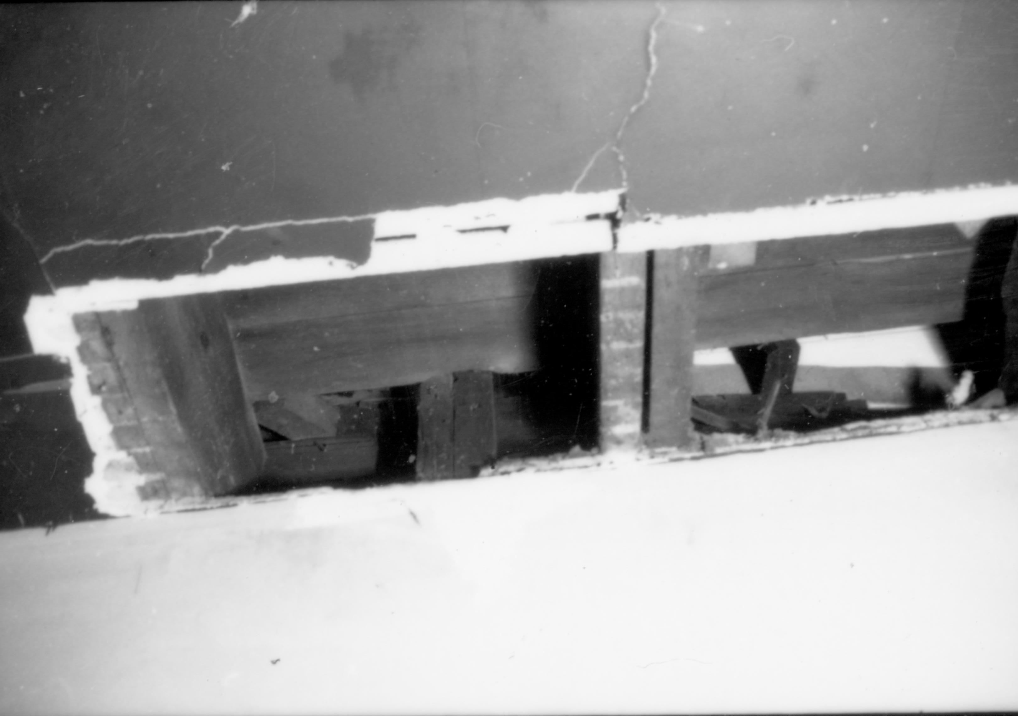 Dean House  Lincoln Home NHS- Dean House pre-restoration, 87649 Dean House, restoration