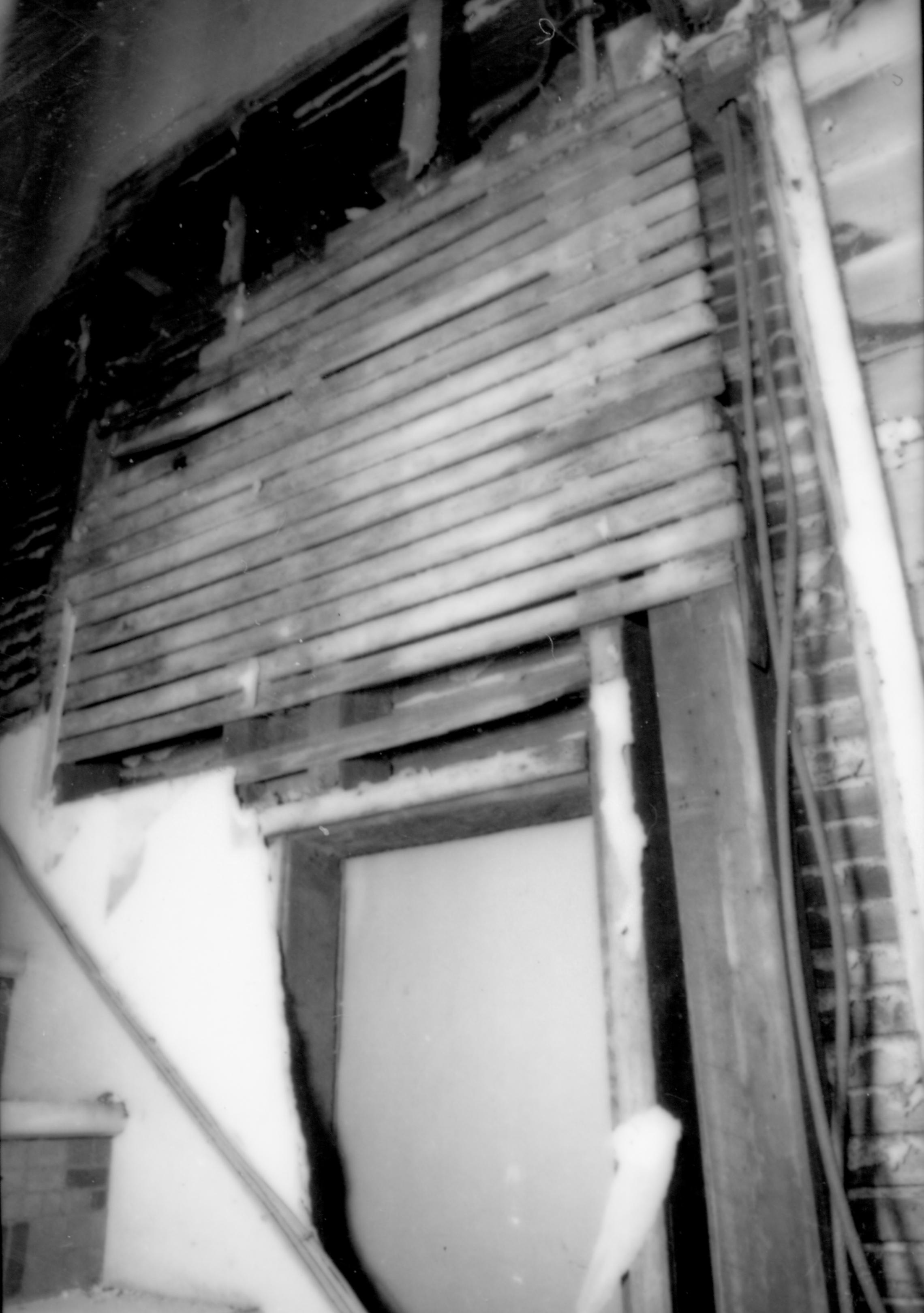 Dean House  Lincoln Home NHS- Dean House pre-restoration, 87649 Dean House, restoration