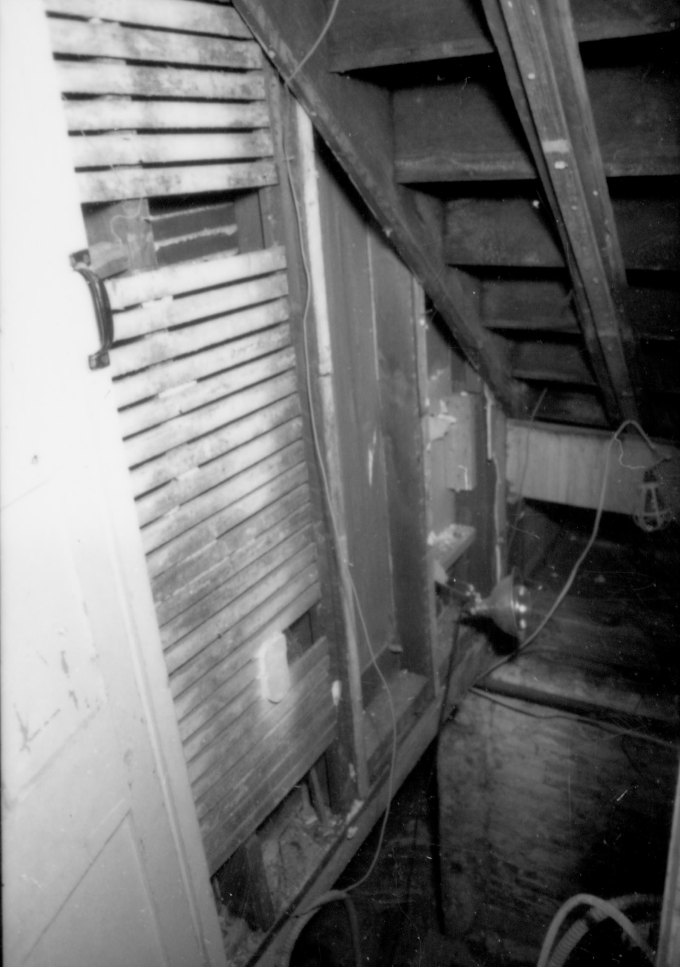 Dean House  Lincoln Home NHS- Dean House pre-restoration, 87649 Dean House, restoration