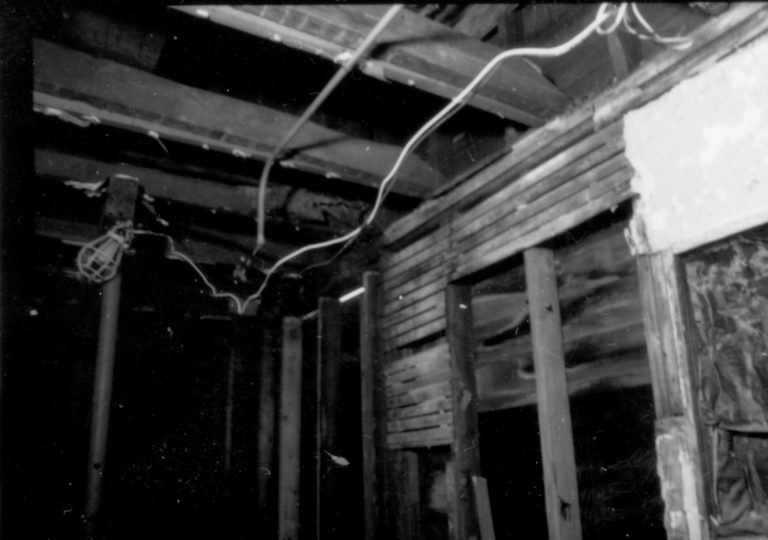 Dean House  Lincoln Home NHS- Dean House pre-restoration, 87650 Dean House, restoration