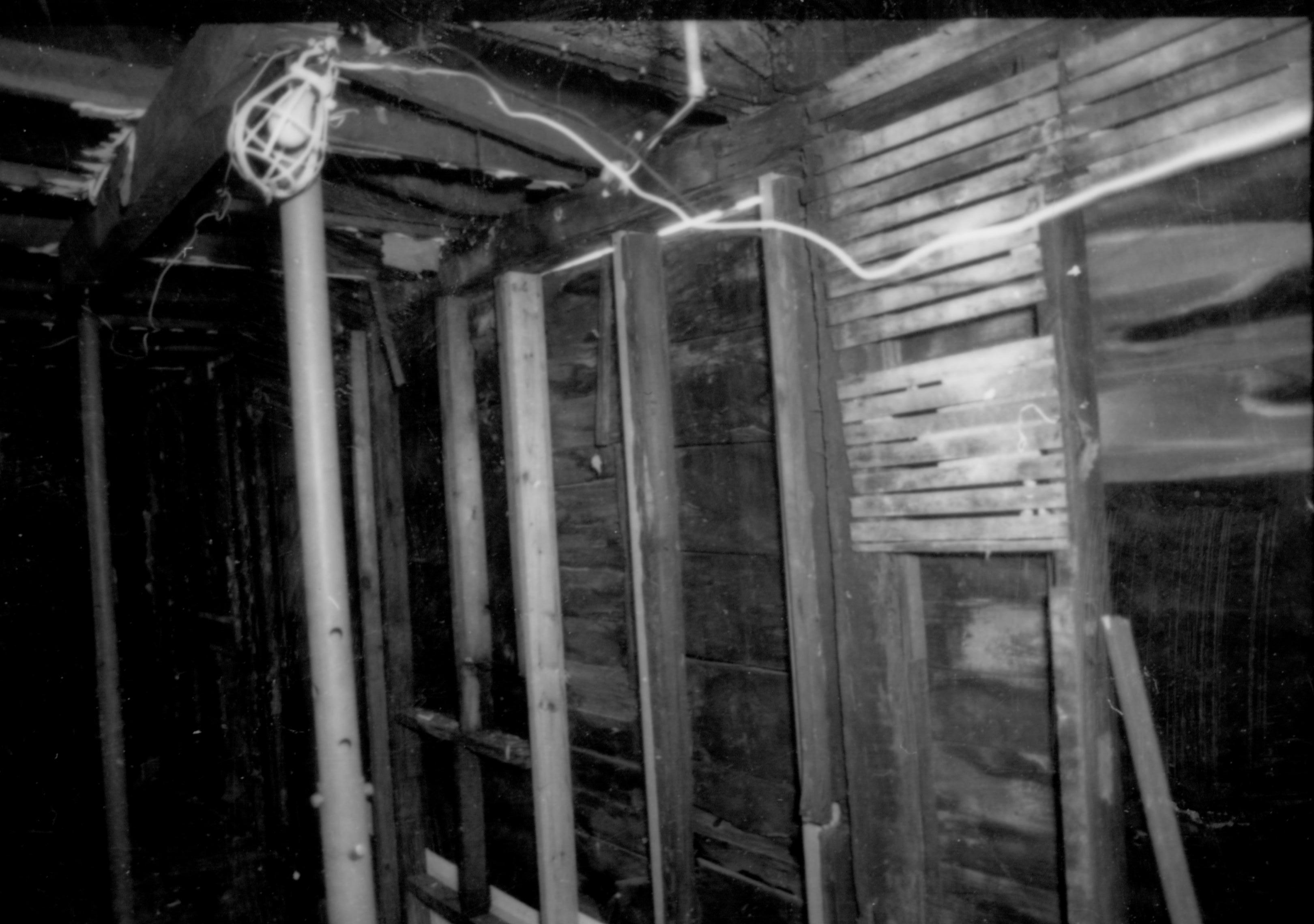 Dean House  Lincoln Home NHS- Dean House pre-restoration, 87650 Dean House, restoration