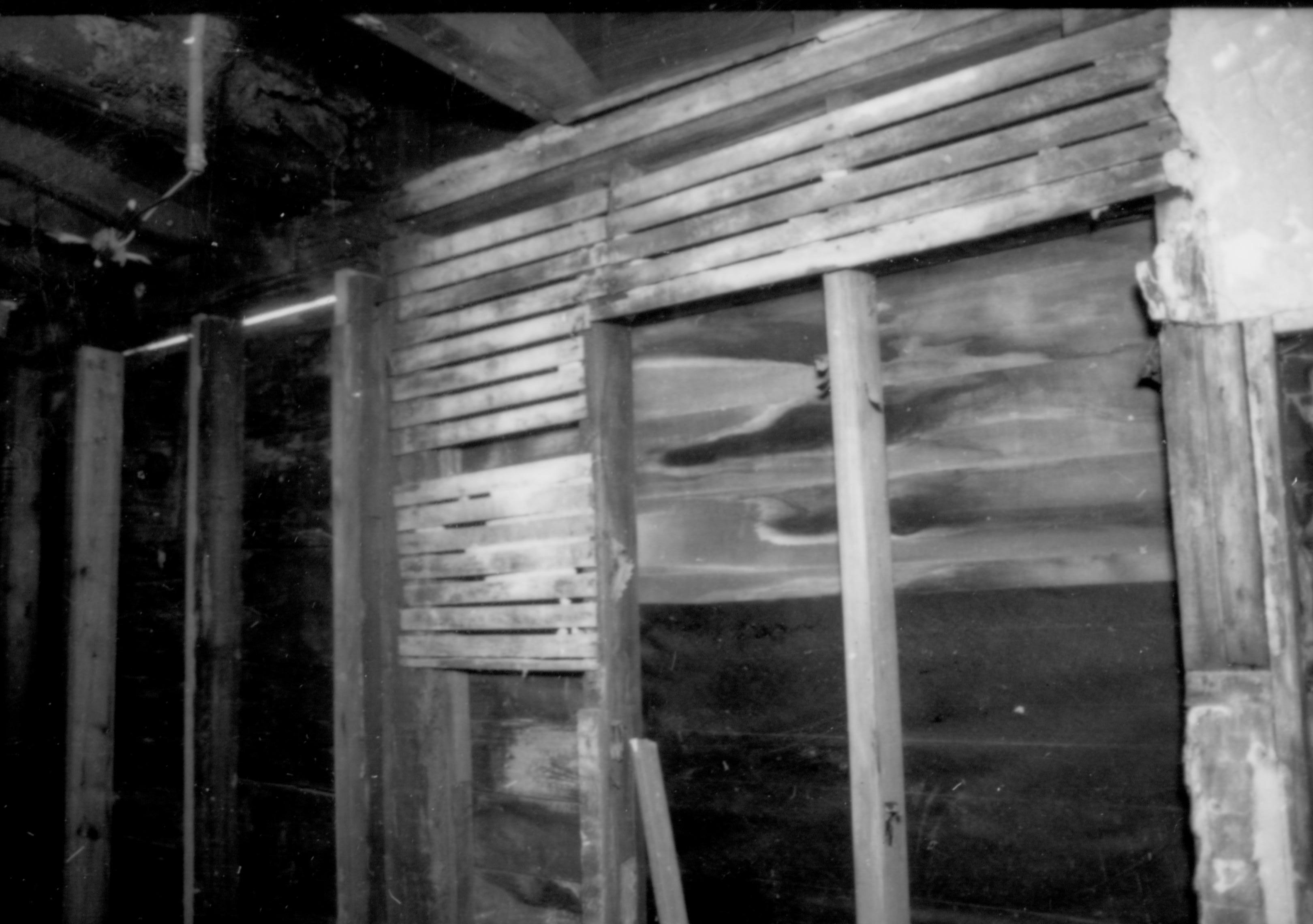Dean House  Lincoln Home NHS- Dean House pre-restoration, 87650 Dean House, restoration