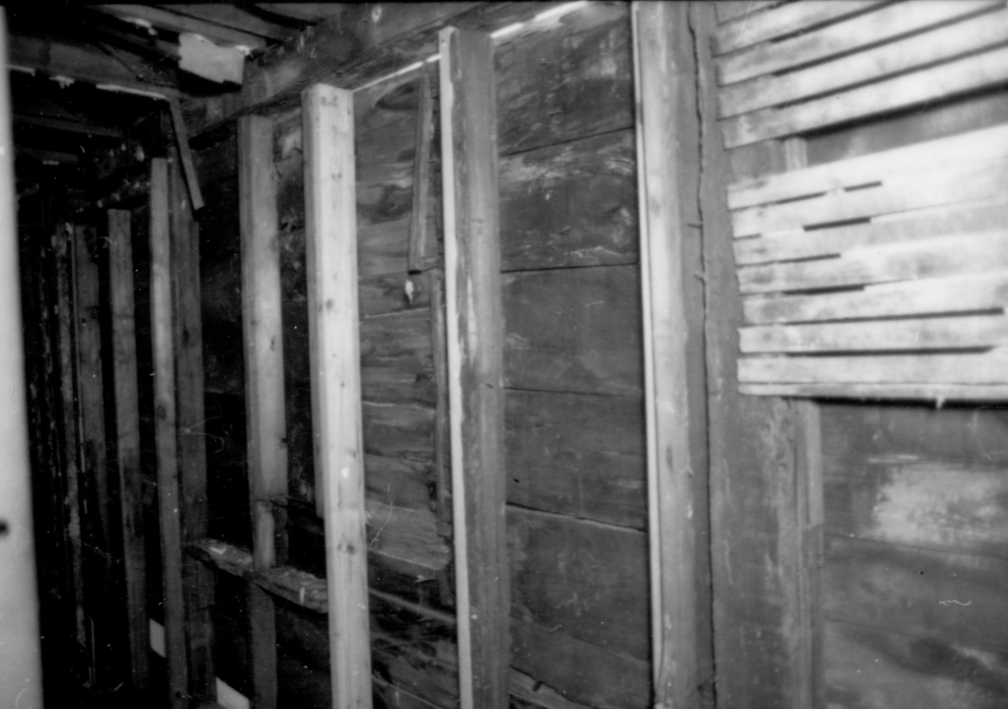 Dean House  Lincoln Home NHS- Dean House pre-restoration, 87650 Dean House, restoration