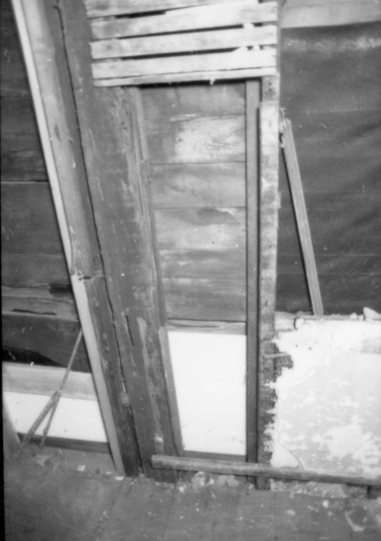 Dean House  Lincoln Home NHS- Dean House pre-restoration, 87650 Dean House, restoration
