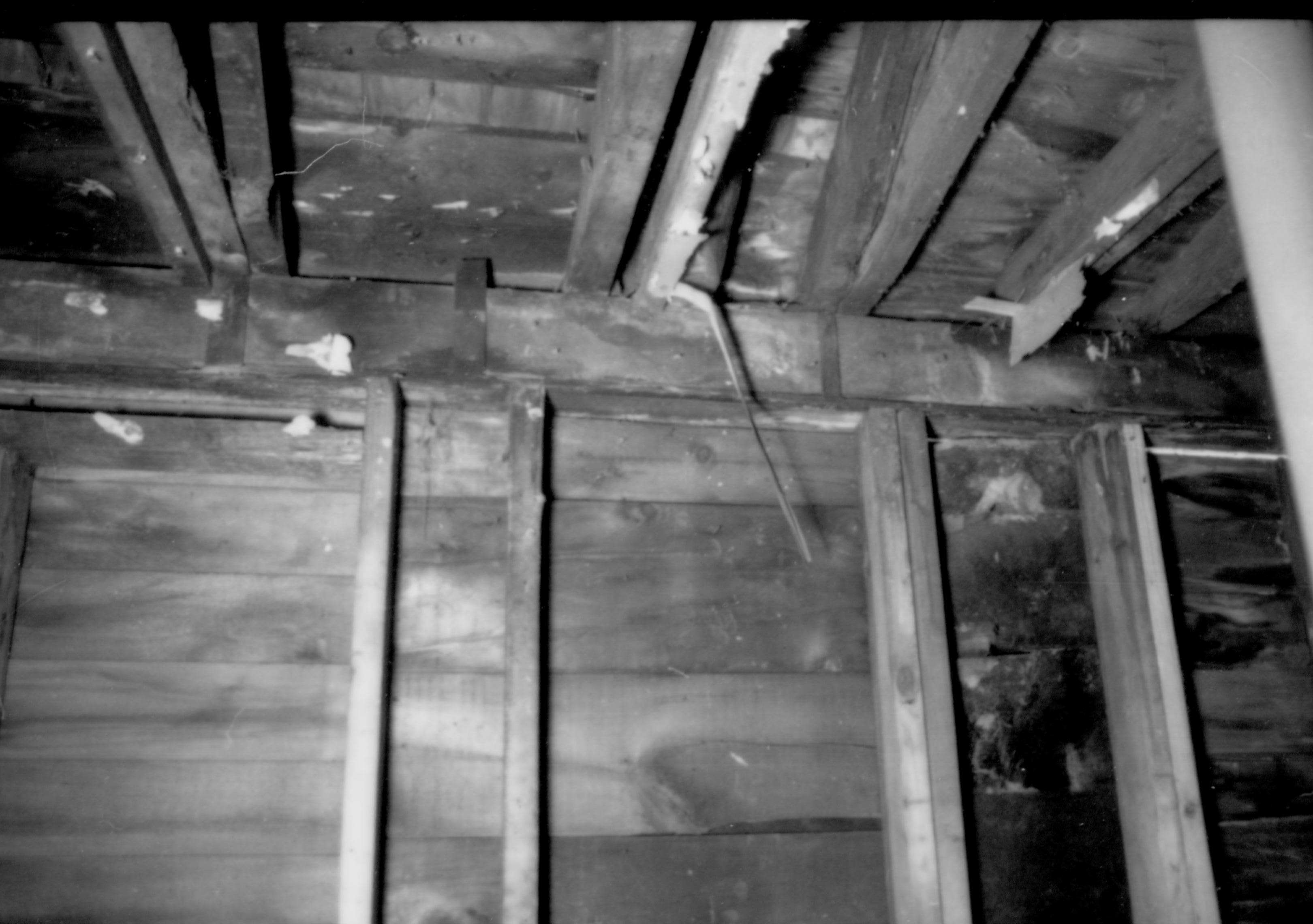Dean House  Lincoln Home NHS- Dean House pre-restoration, 87650 Dean House, restoration